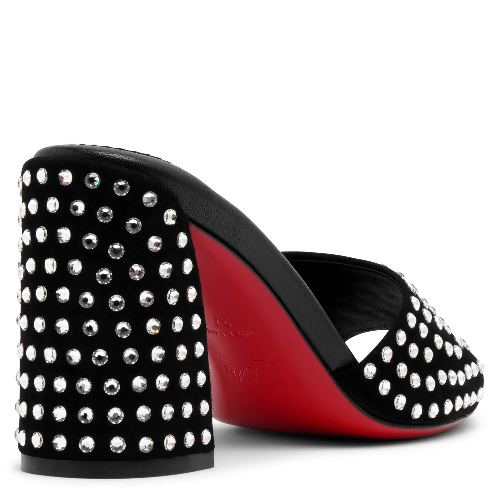 Jane 85 black strass mules - Image 4