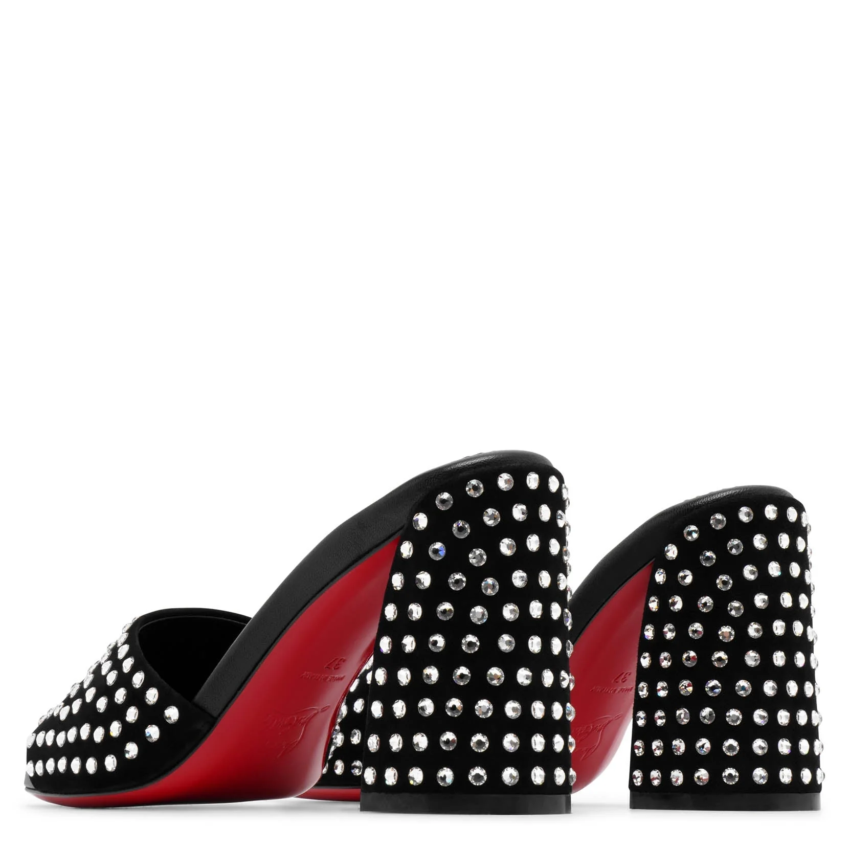 Jane 85 black strass mules - Image 5