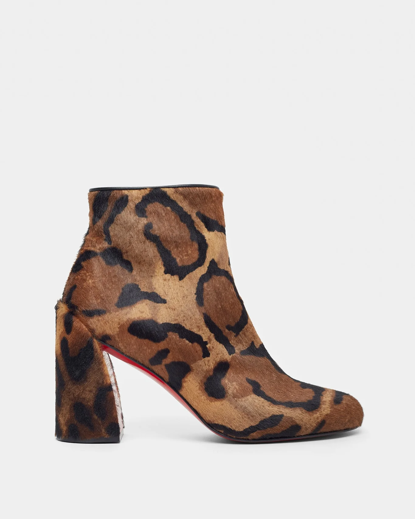 Jane 85 leopard ankle boots