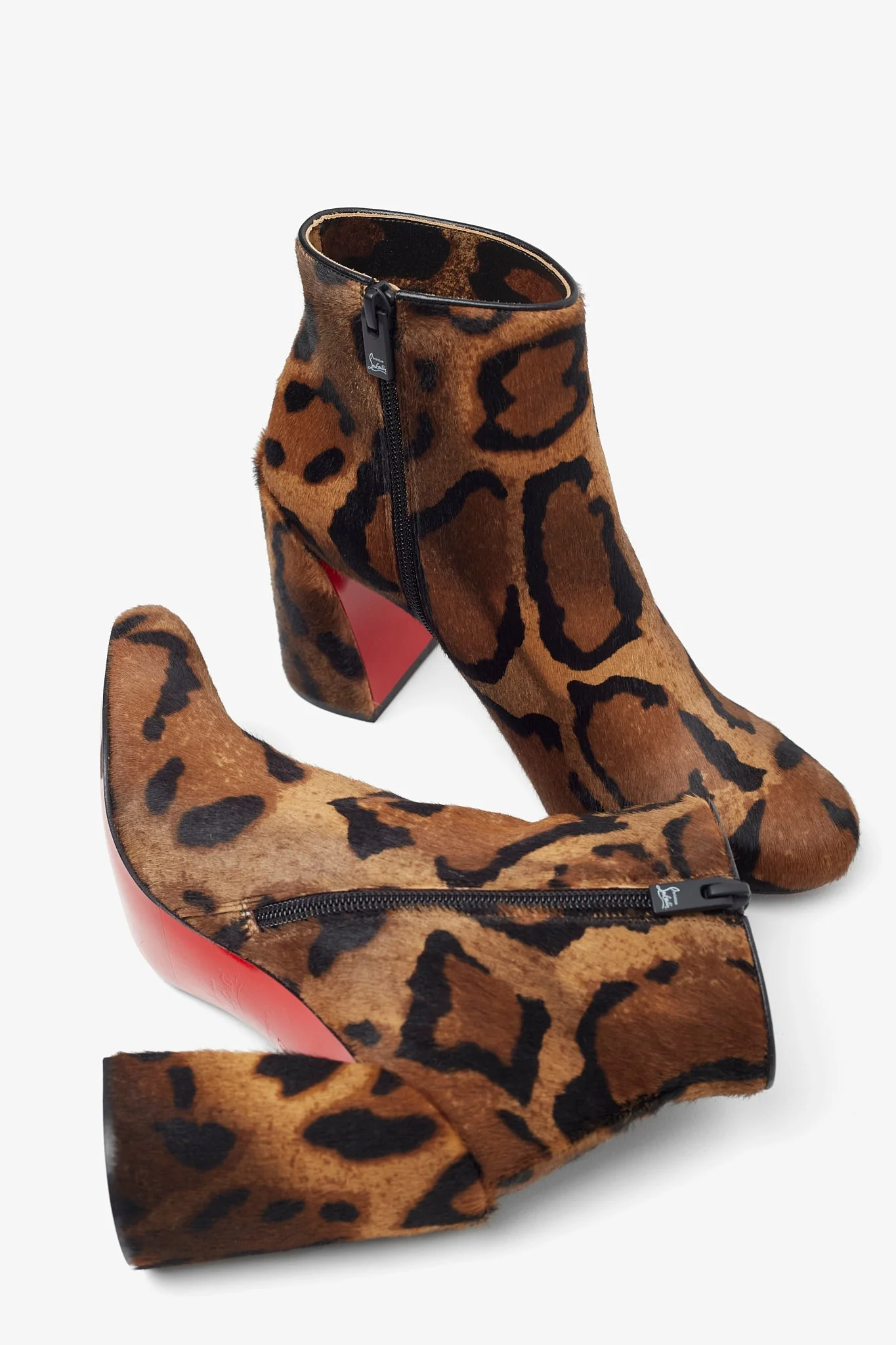 Jane 85 leopard ankle boots - Image 4