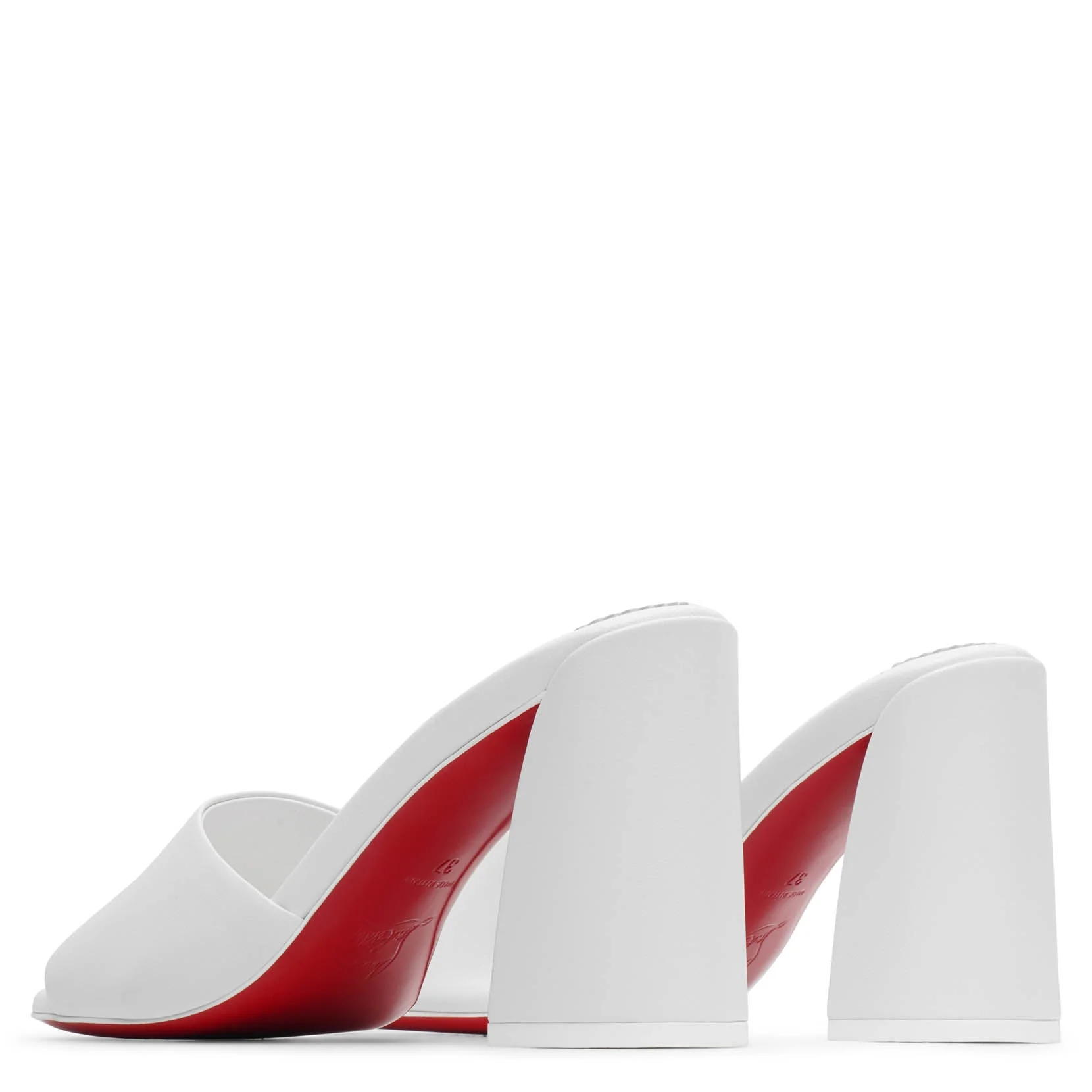 Jane 85 white leather mules - Image 5