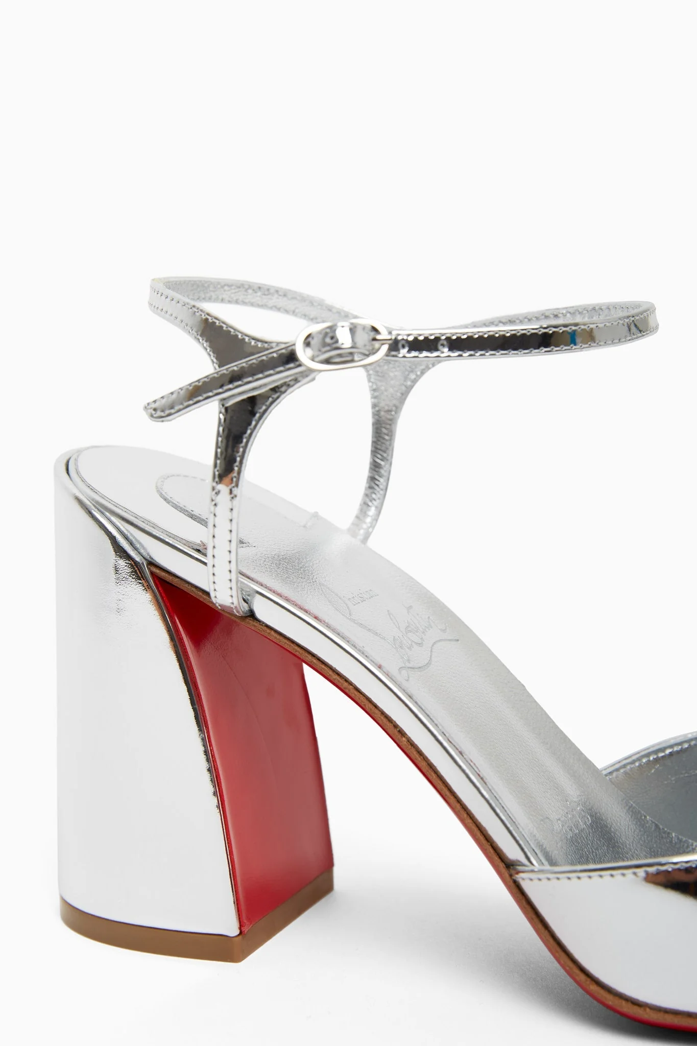 Jane pump 85 silver pumps - Image 4