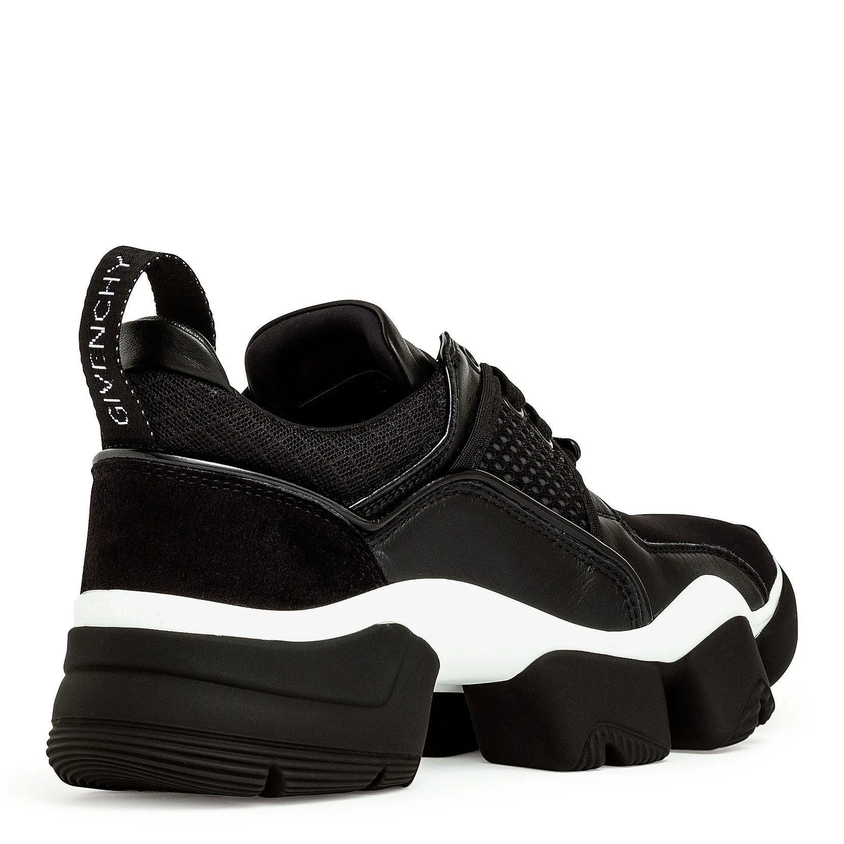 Jaw black and white low sneakers - Image 3