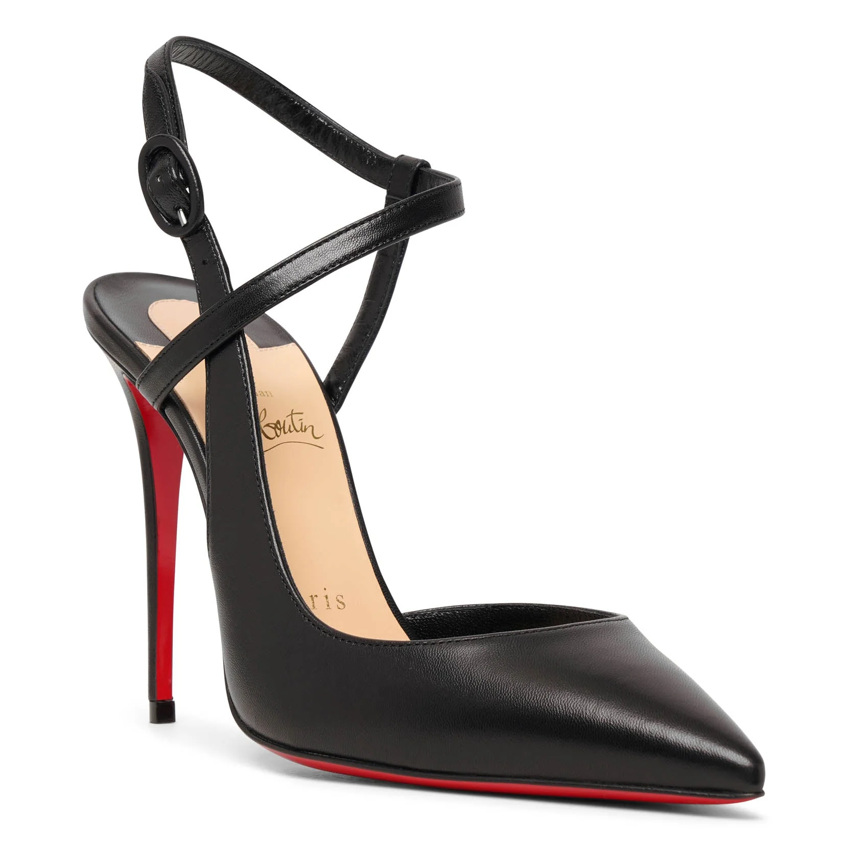 Jenlove 100 black leather pumps - Image 3