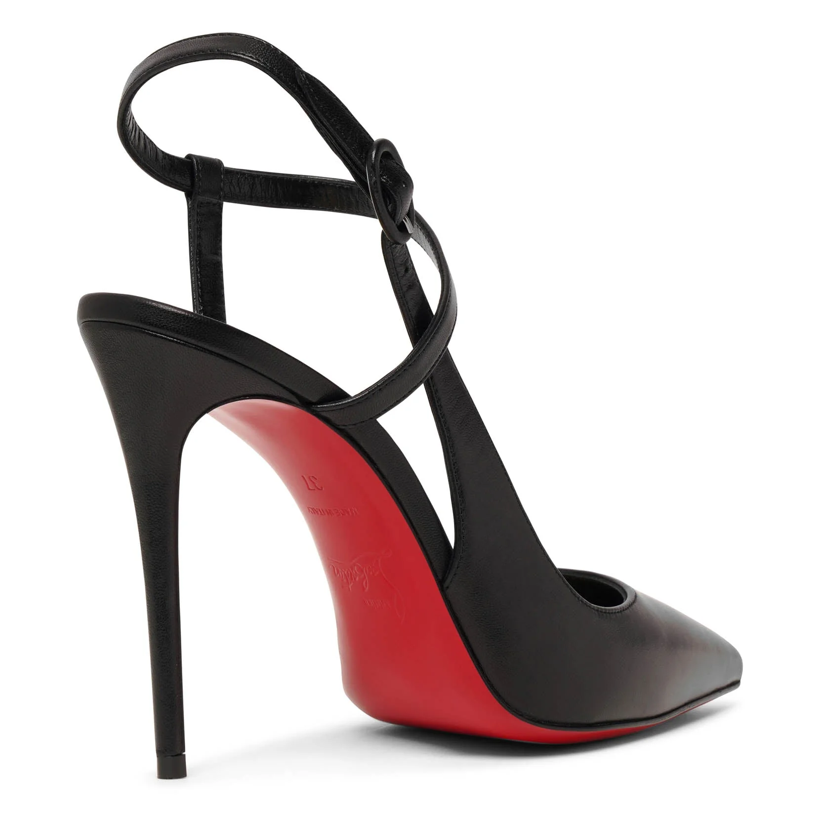Jenlove 100 black leather pumps - Image 4