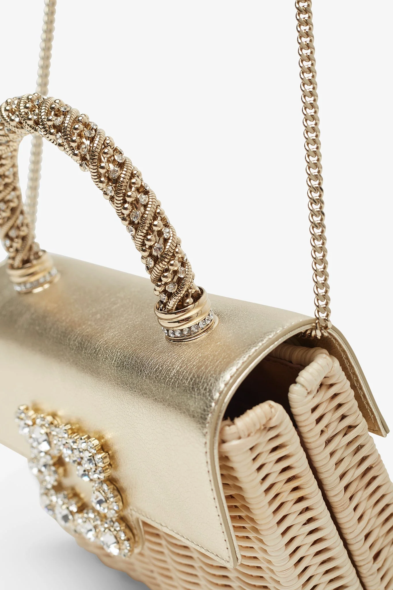 Jewel Efflorescence rattan mini bag - Image 5