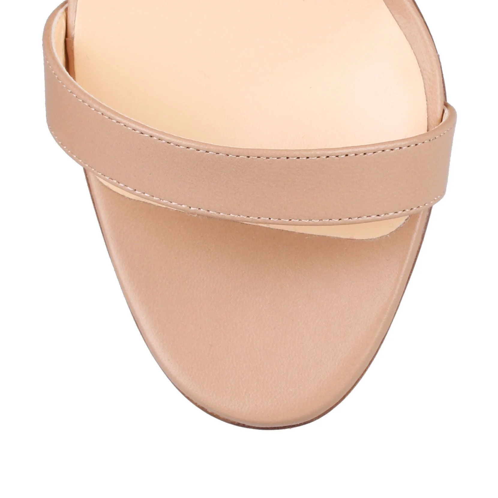 Jonatina 100 beige leather sandals - Image 4