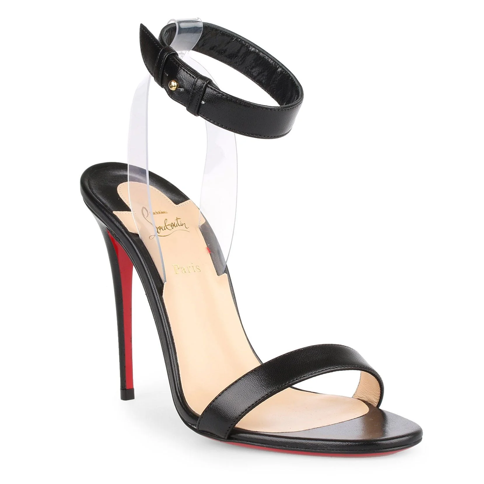 Jonatina 100 black leather sandal - Image 2