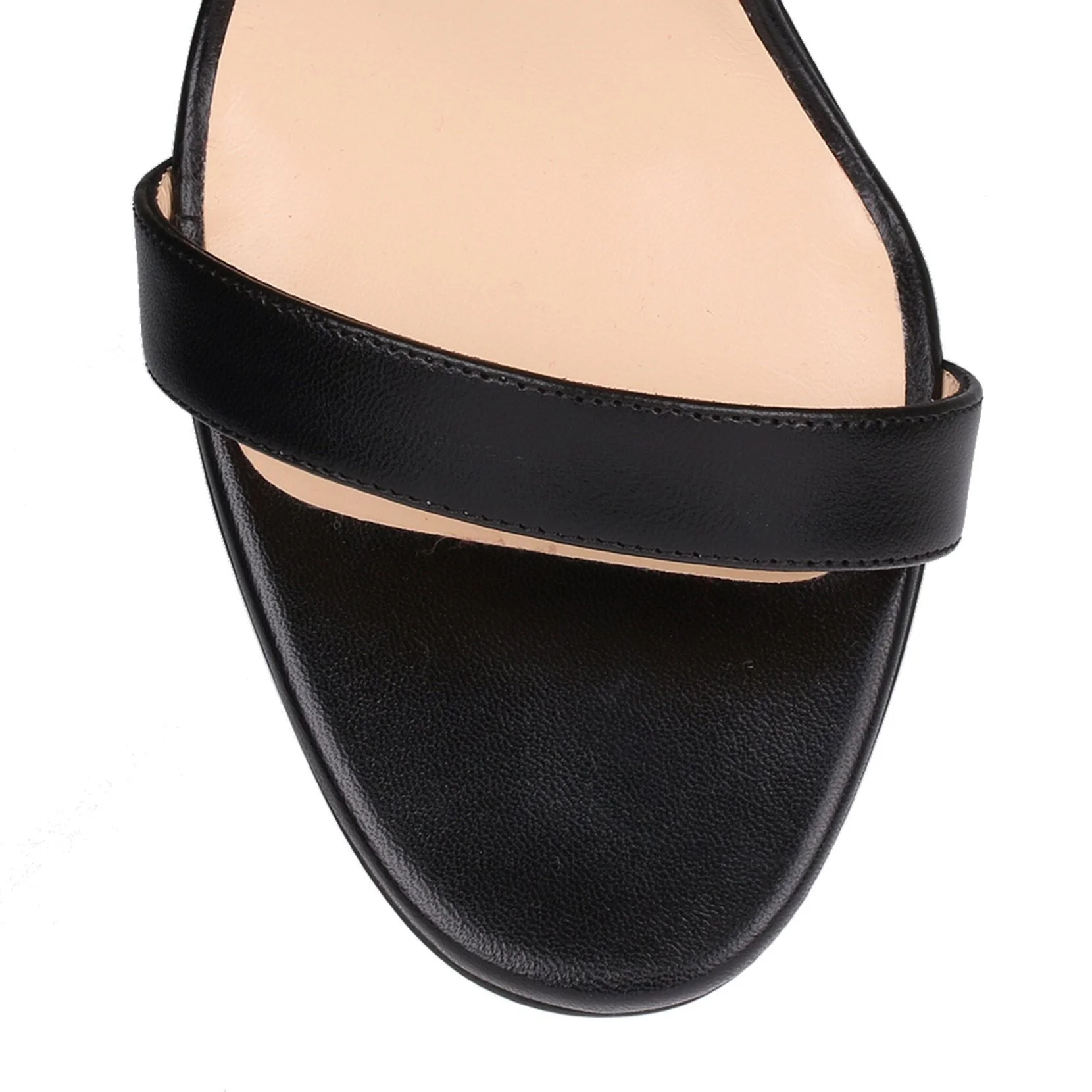 Jonatina 100 black leather sandal - Image 4