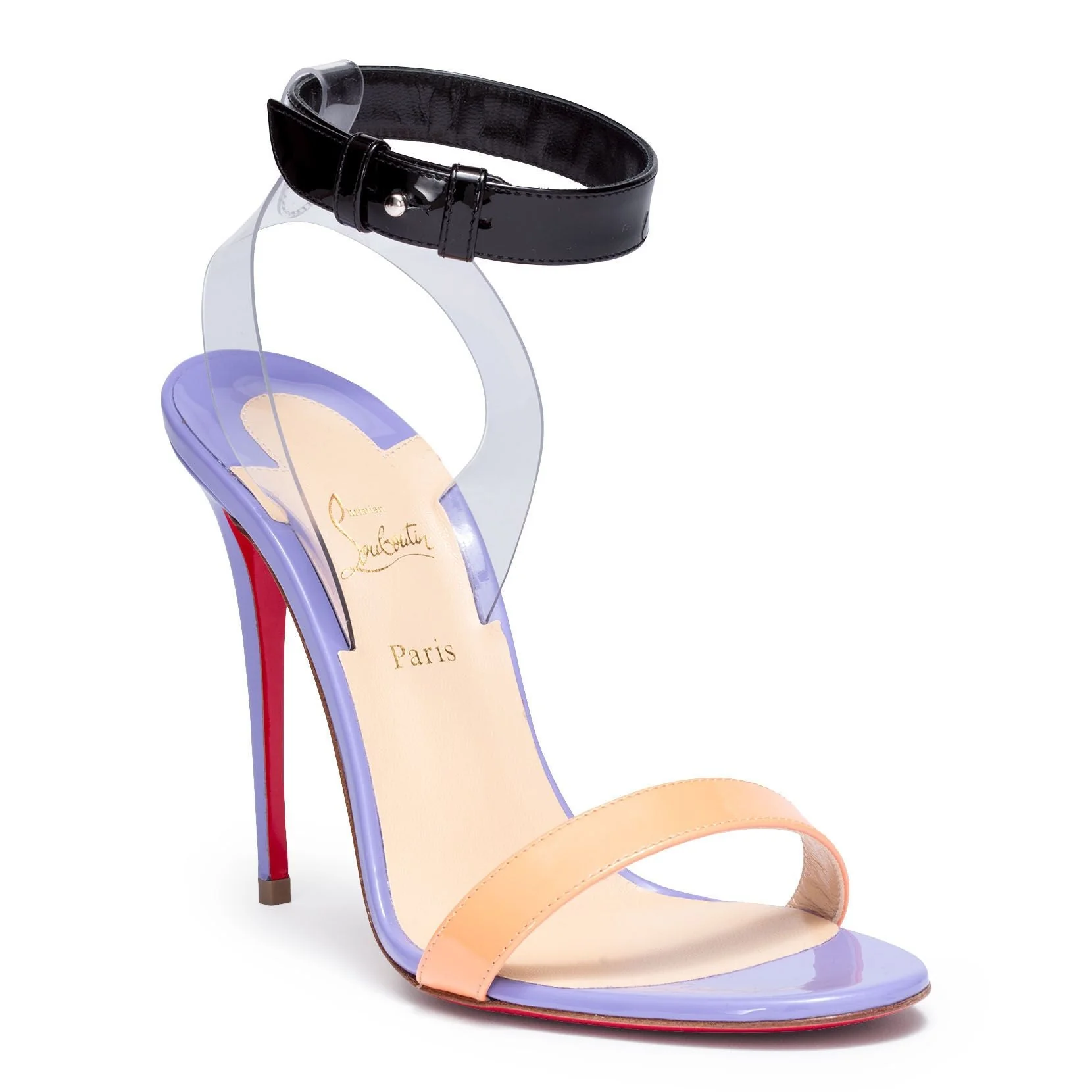 Jonatina 100 multi-tone patent leather sandals - Image 2