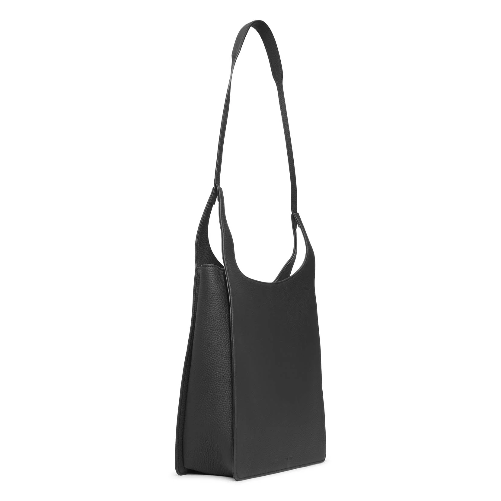 Jules black leather tote bag - Image 3