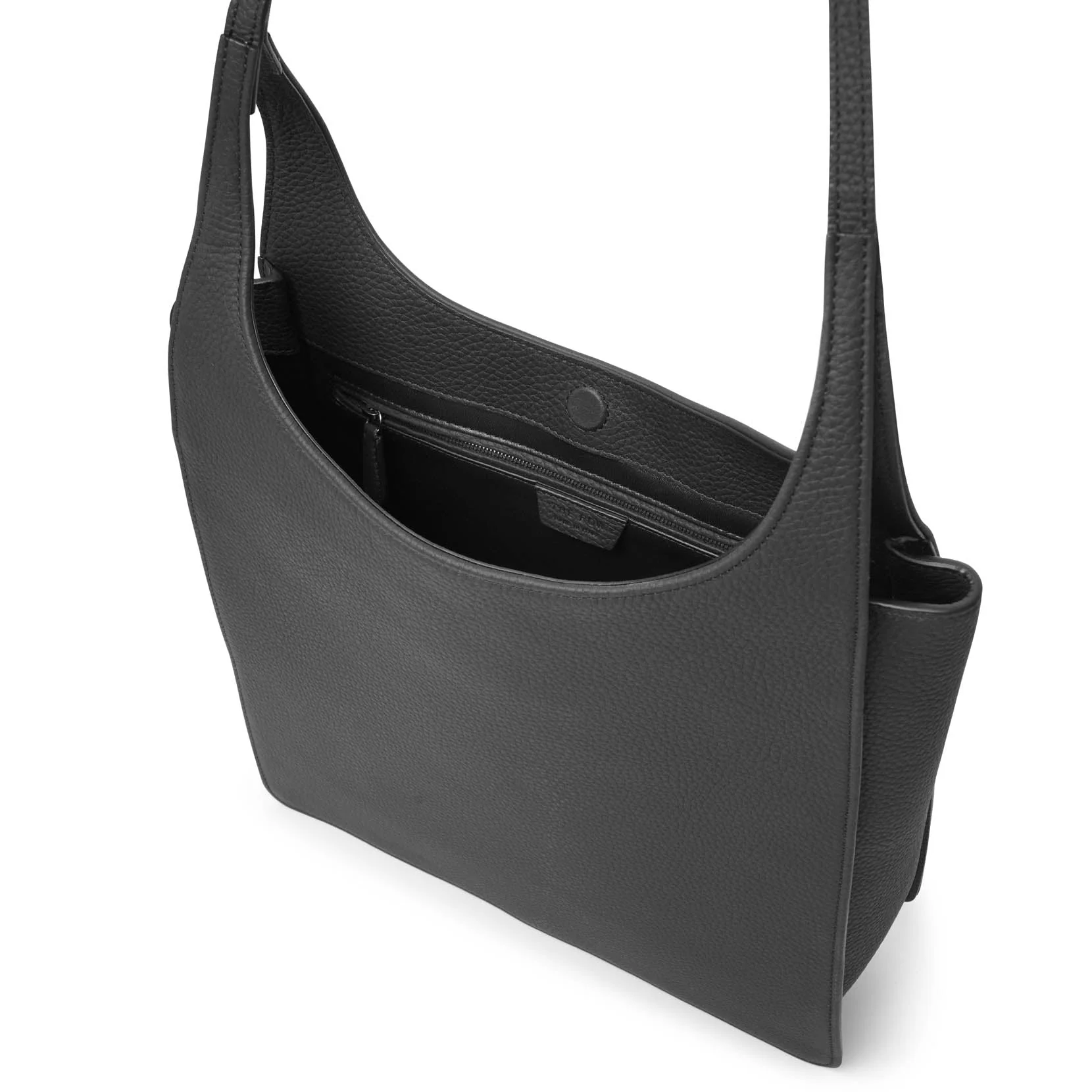 Jules black leather tote bag - Image 5
