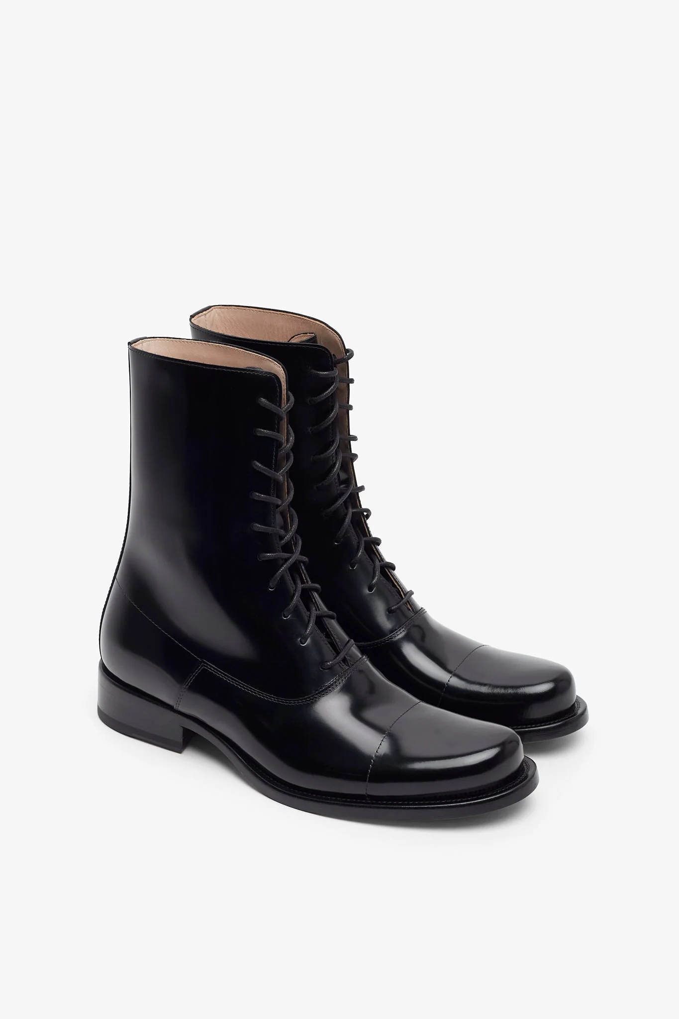 Kai lace up leather boots - Image 4