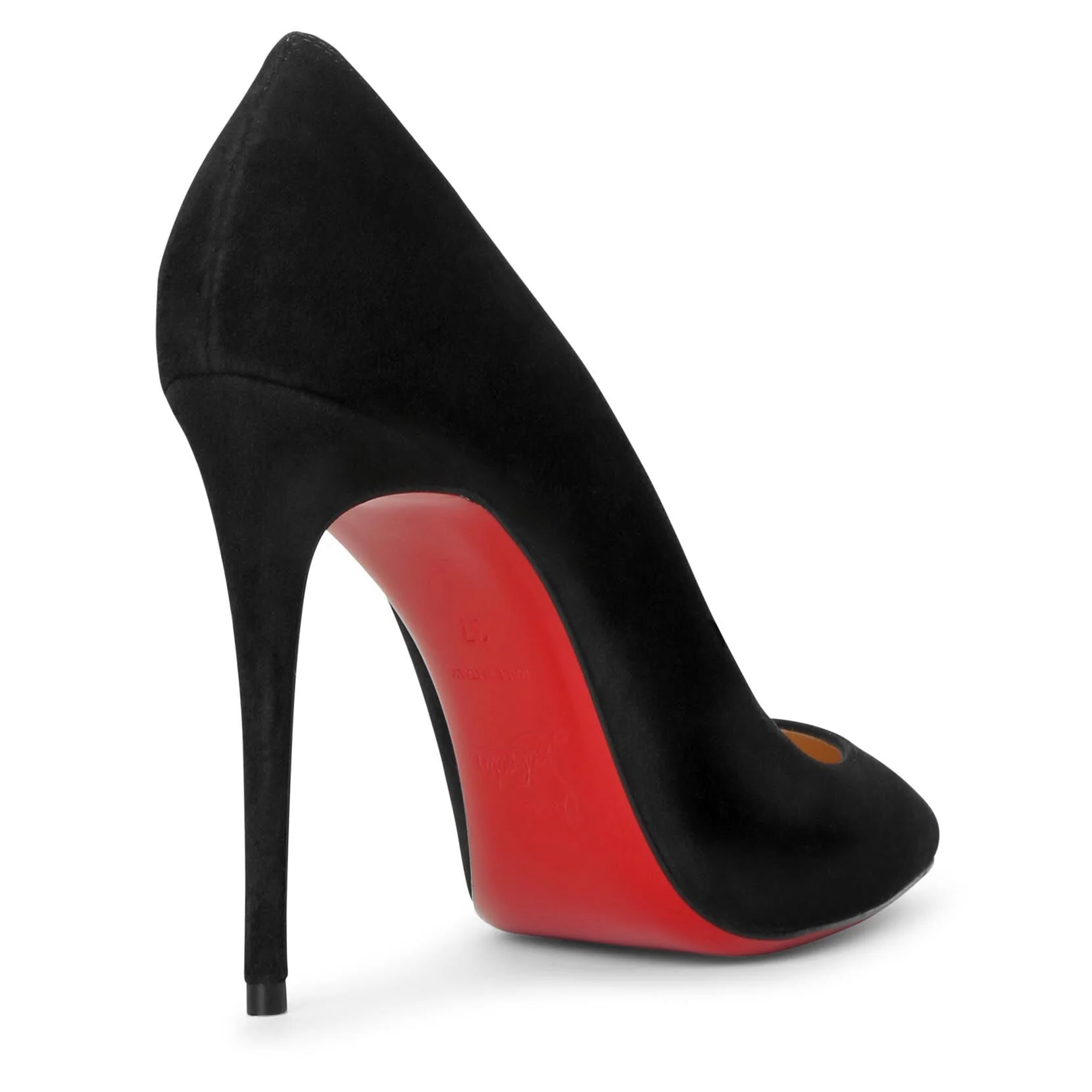 Kate 100 black suede pumps - Image 3