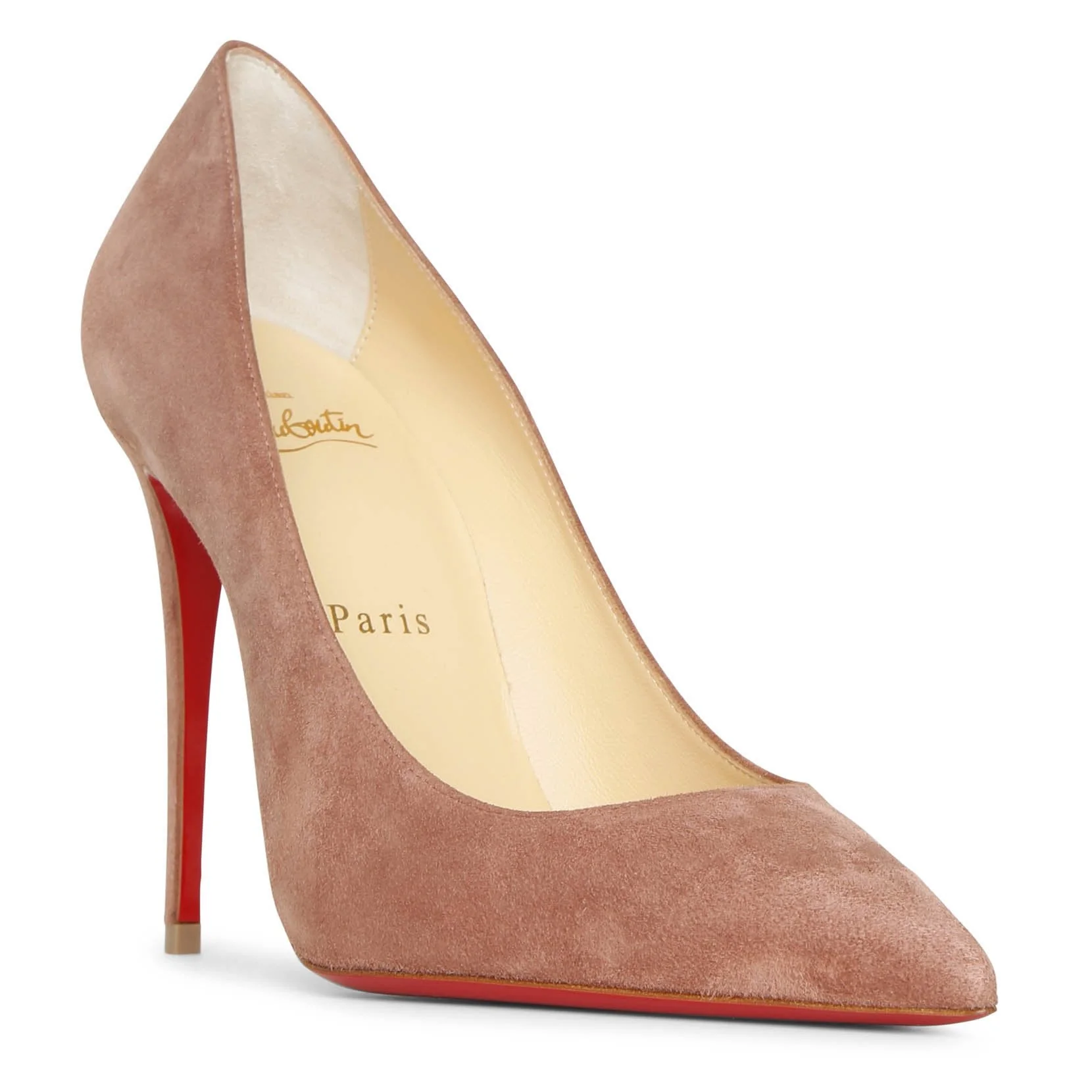 Kate 100 dark nude suede pumps - Image 2