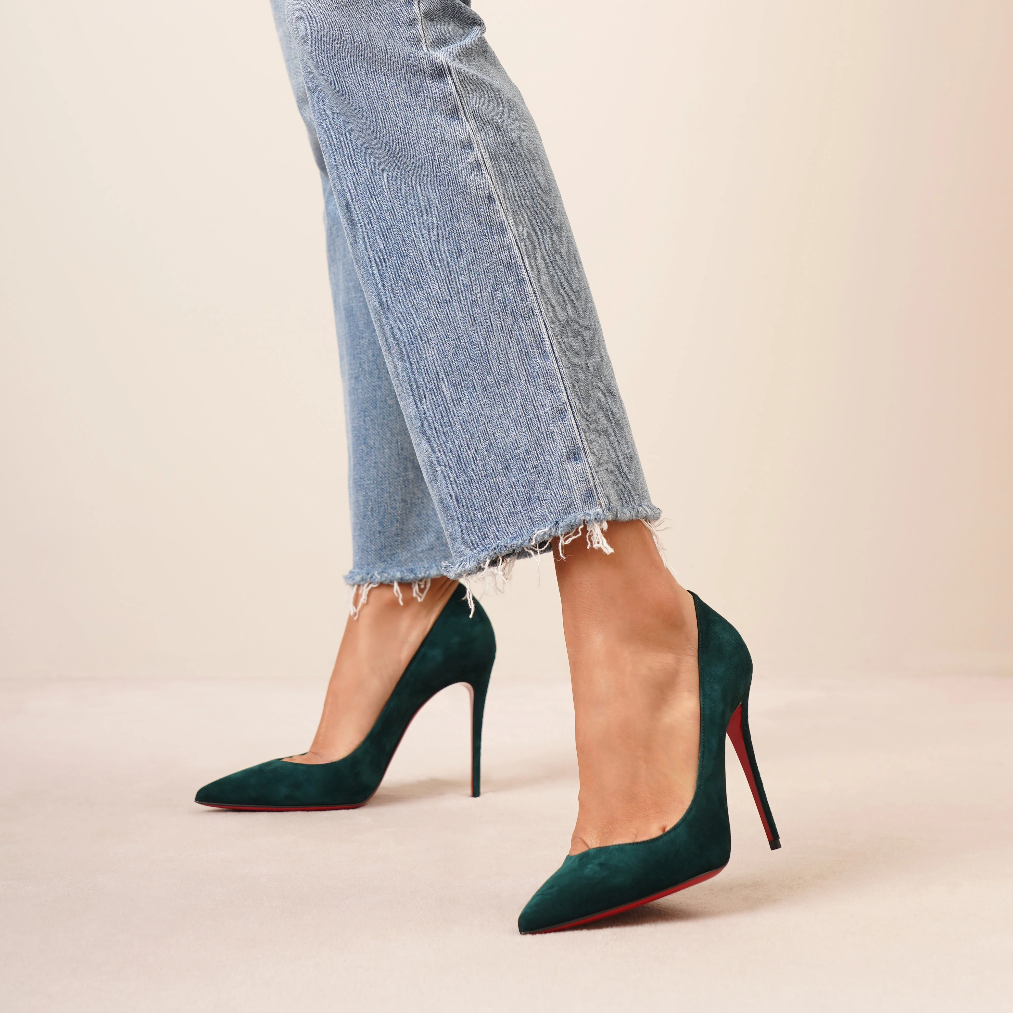 Kate 100 suede pumps - Image 6