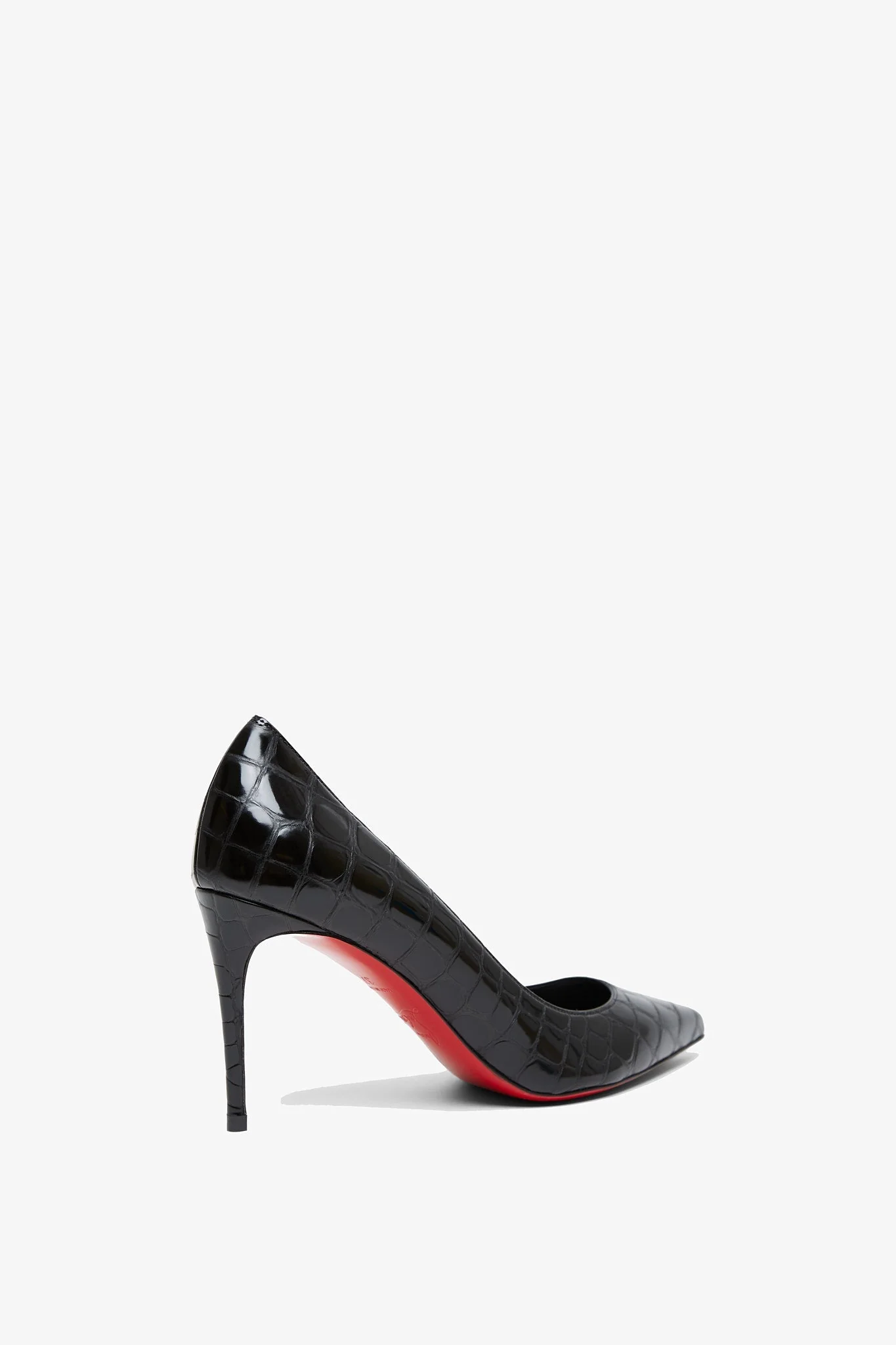 Kate 85 black calf ali pumps - Image 3