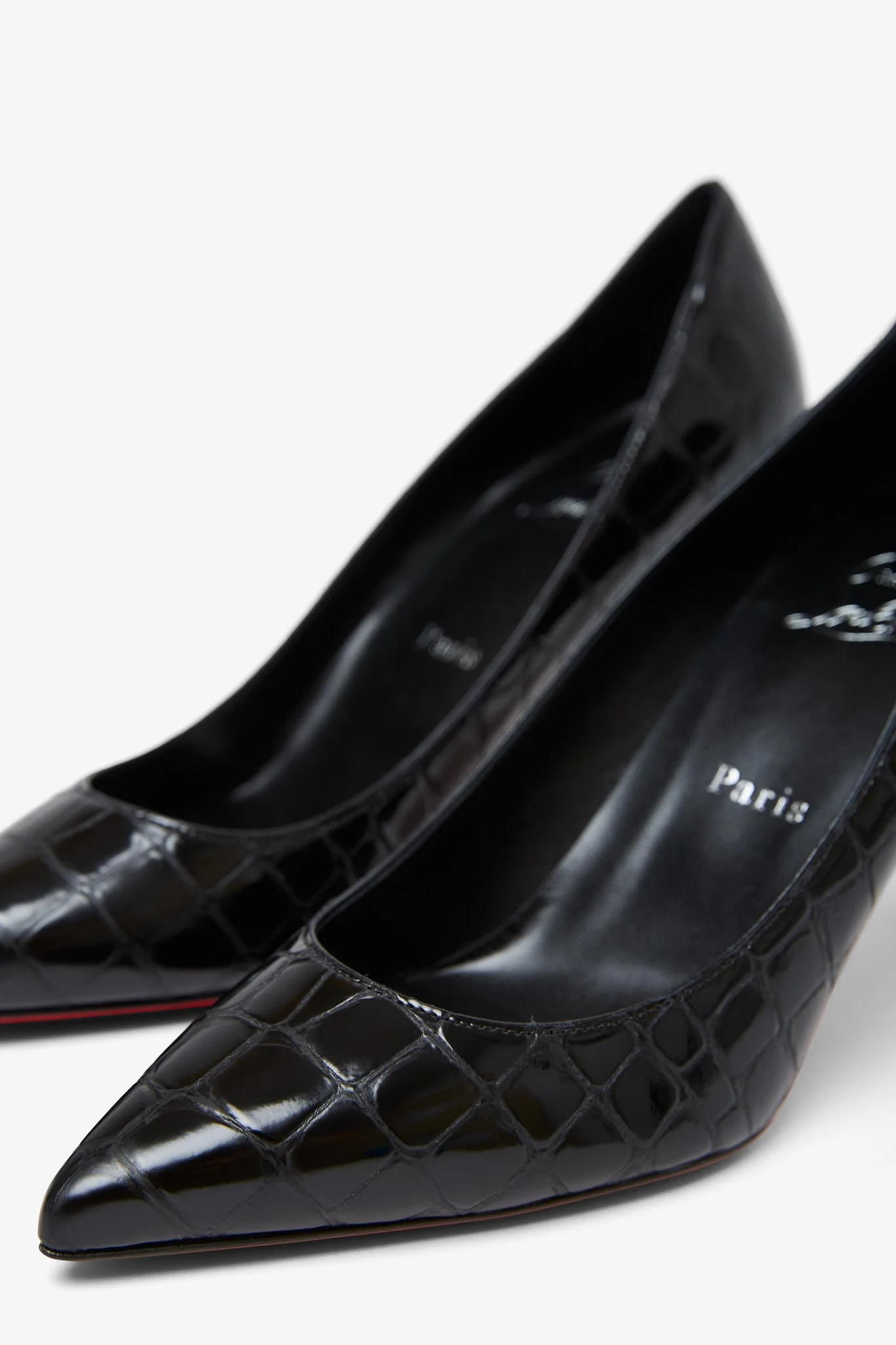 Kate 85 black calf ali pumps - Image 4