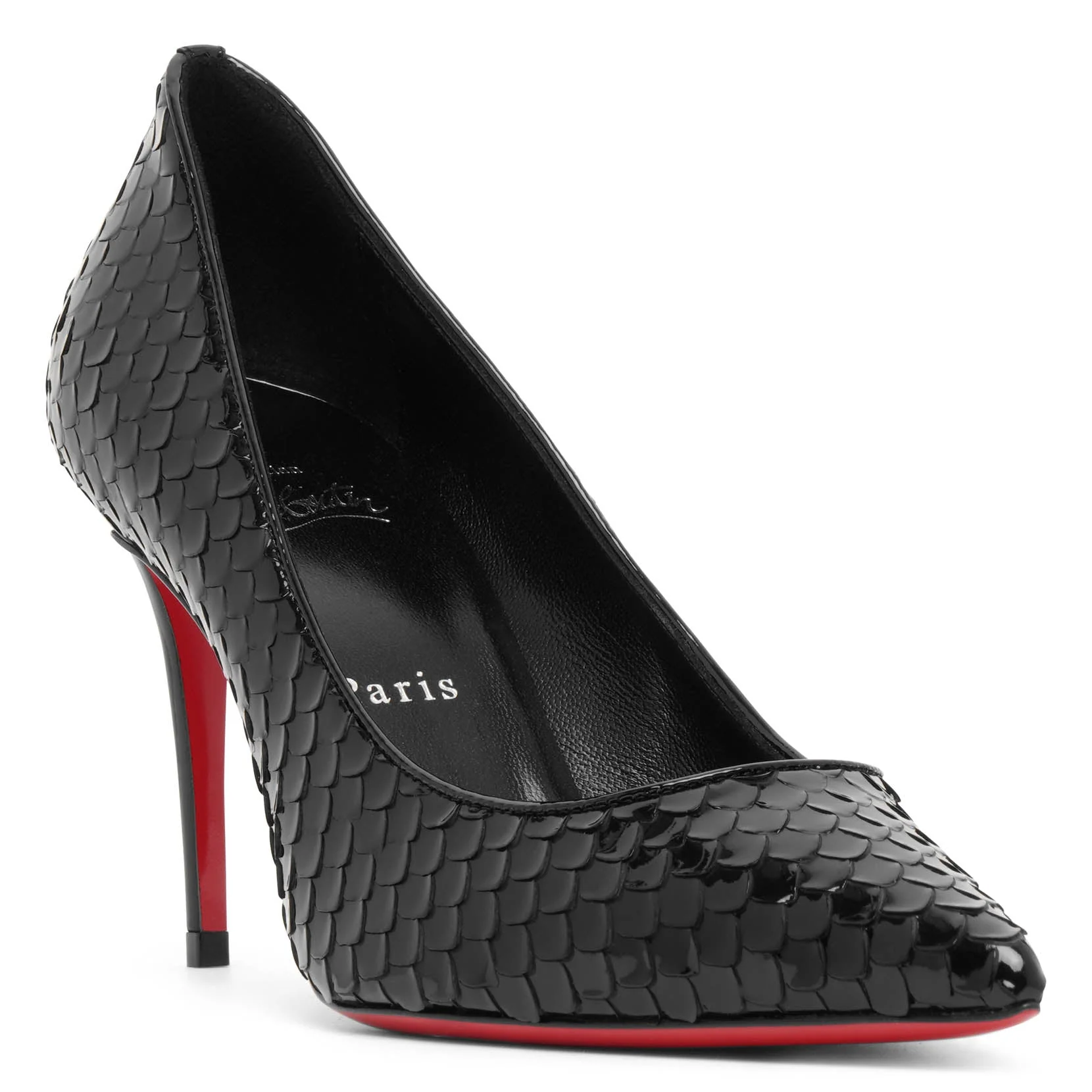 Kate 85 black leather pumps - Image 3
