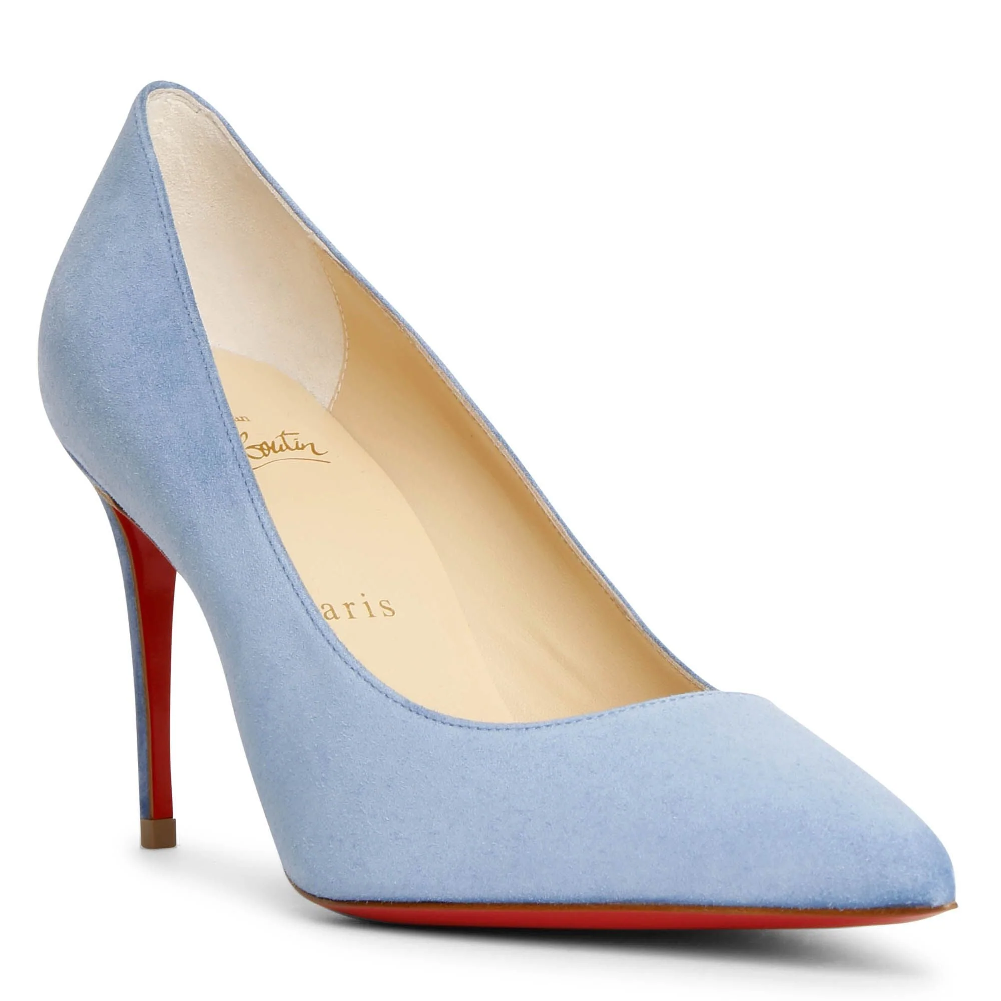 Kate 85 jeans blue suede pumps - Image 2
