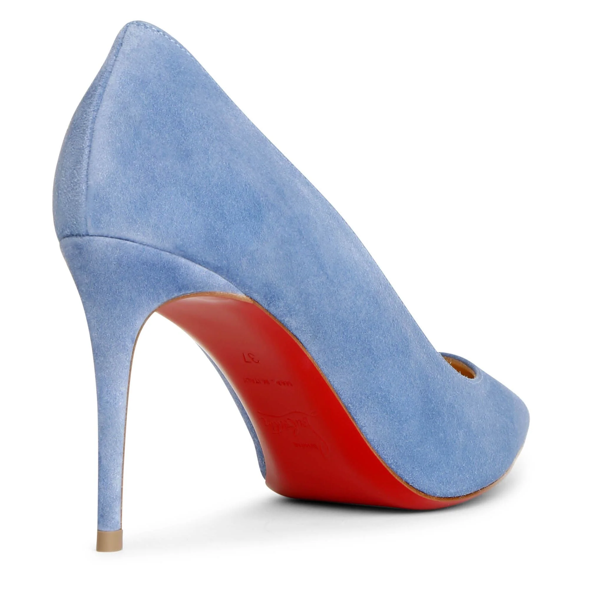 Kate 85 jeans blue suede pumps - Image 3
