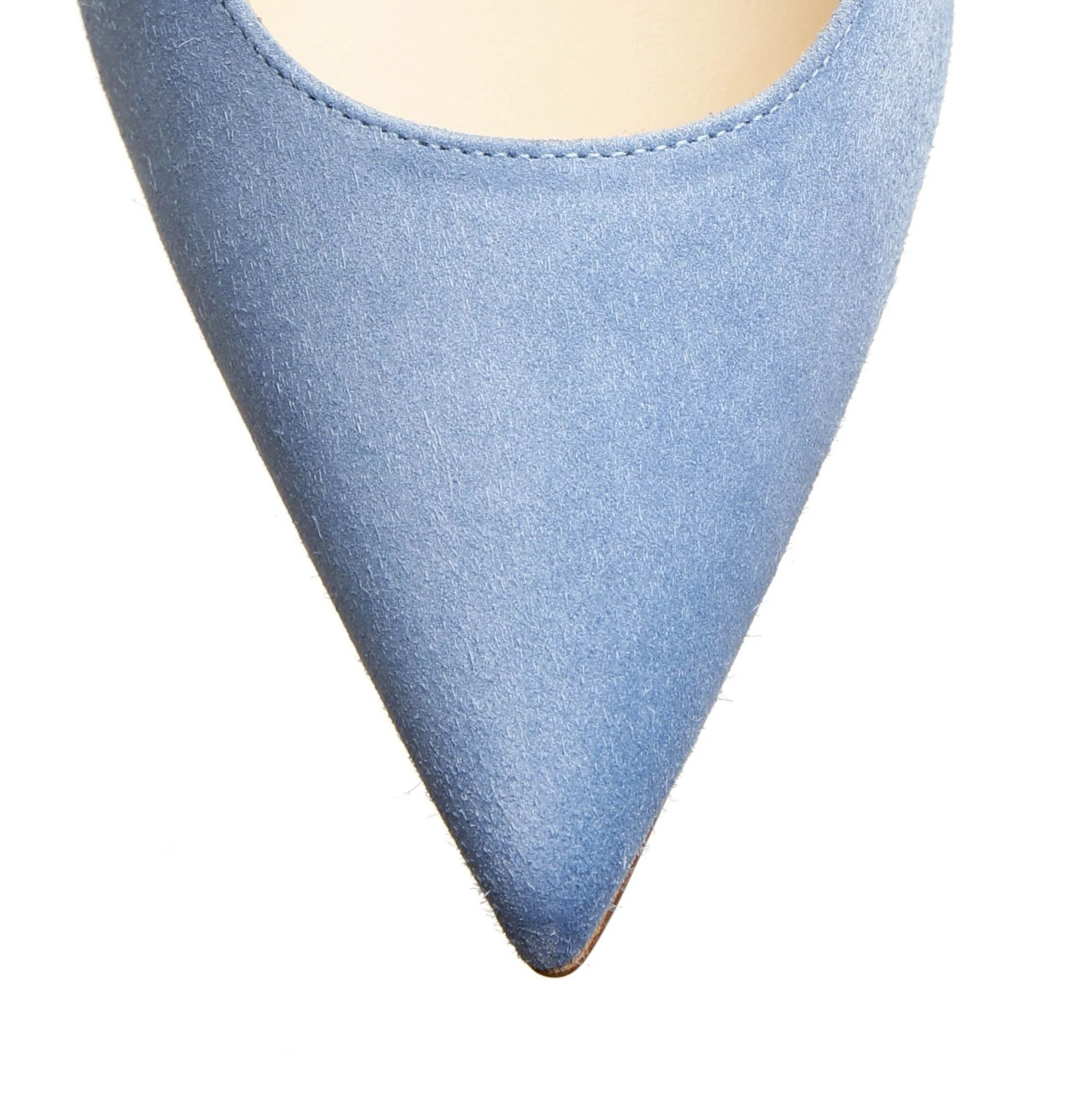 Kate 85 jeans blue suede pumps - Image 4