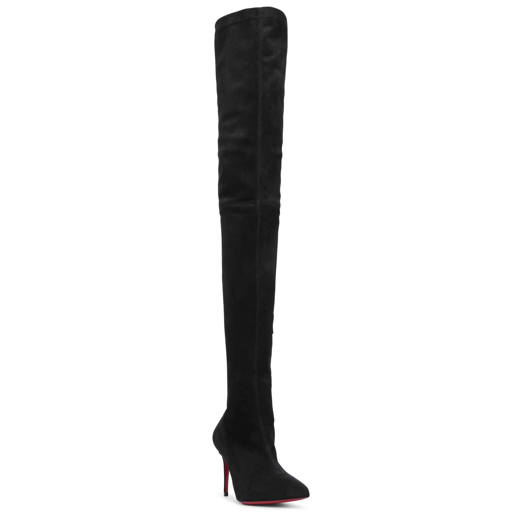 Kate Botta Alta 85 black suede stretch boots - Image 3