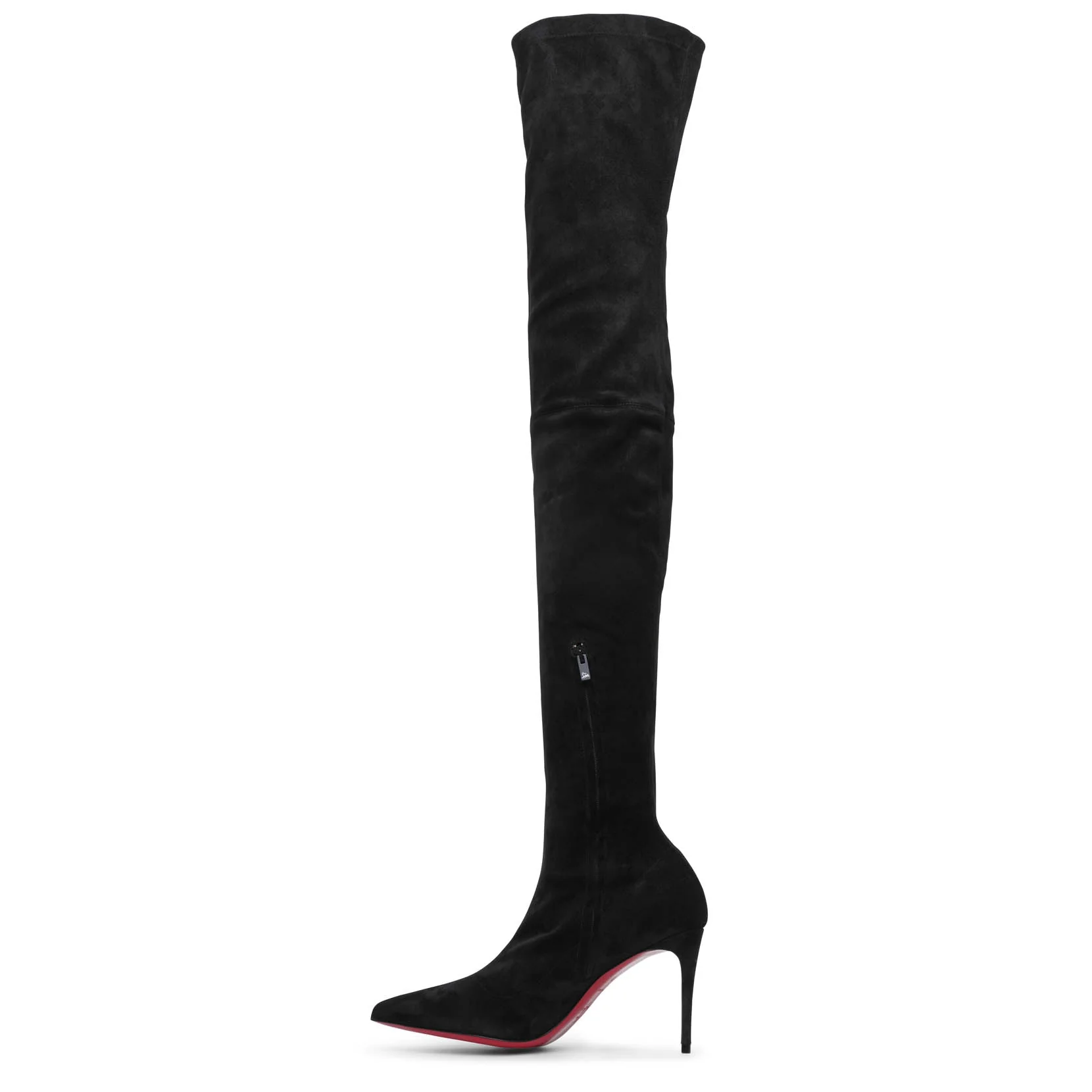 Kate Botta Alta 85 black suede stretch boots - Image 5