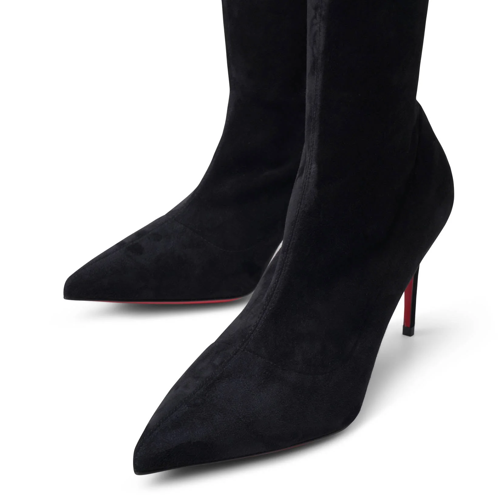 Kate Botta Alta 85 black suede stretch boots - Image 7