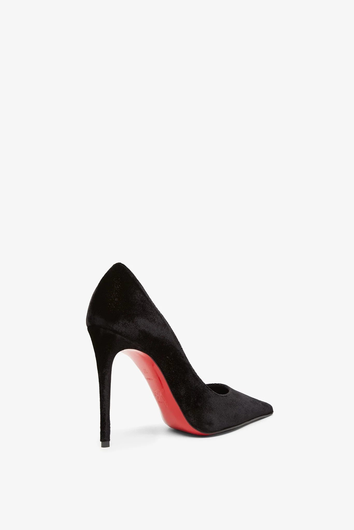 Kate Max 100 black velvet pumps - Image 3
