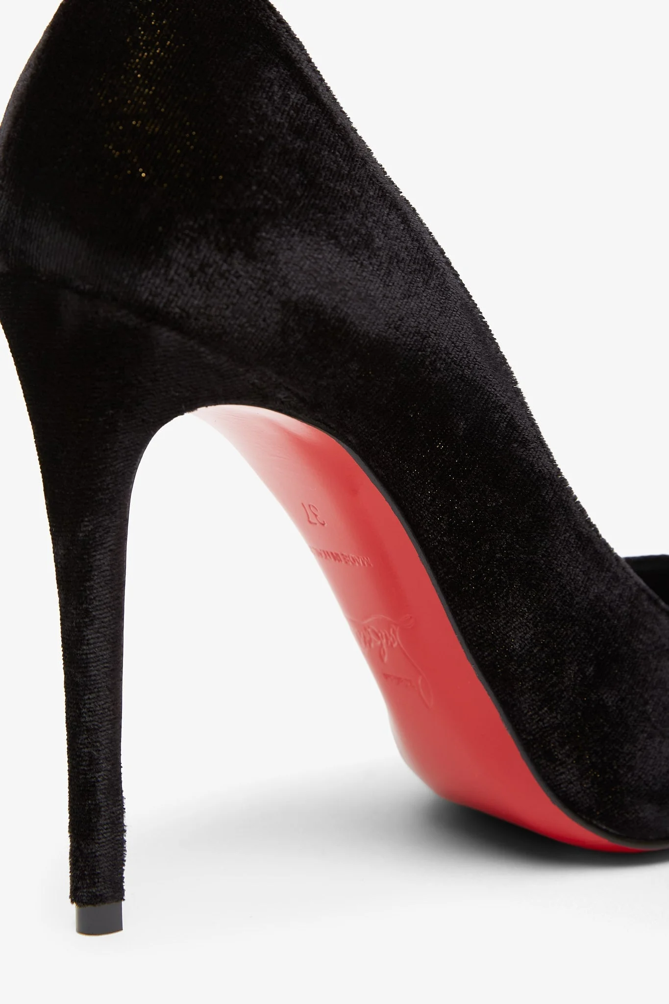 Kate Max 100 black velvet pumps - Image 5