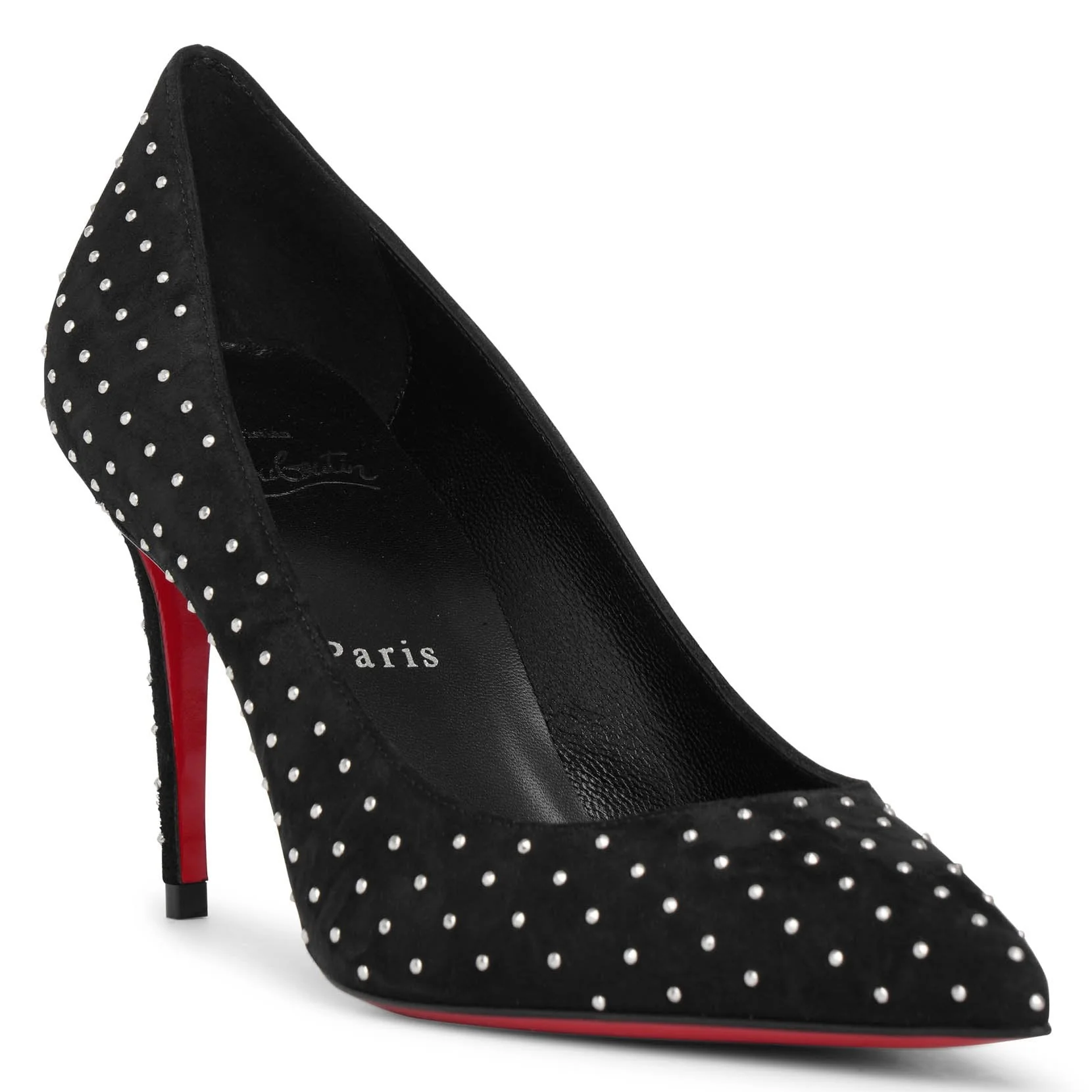 Kate Plume 85 black suede pumps - Image 3