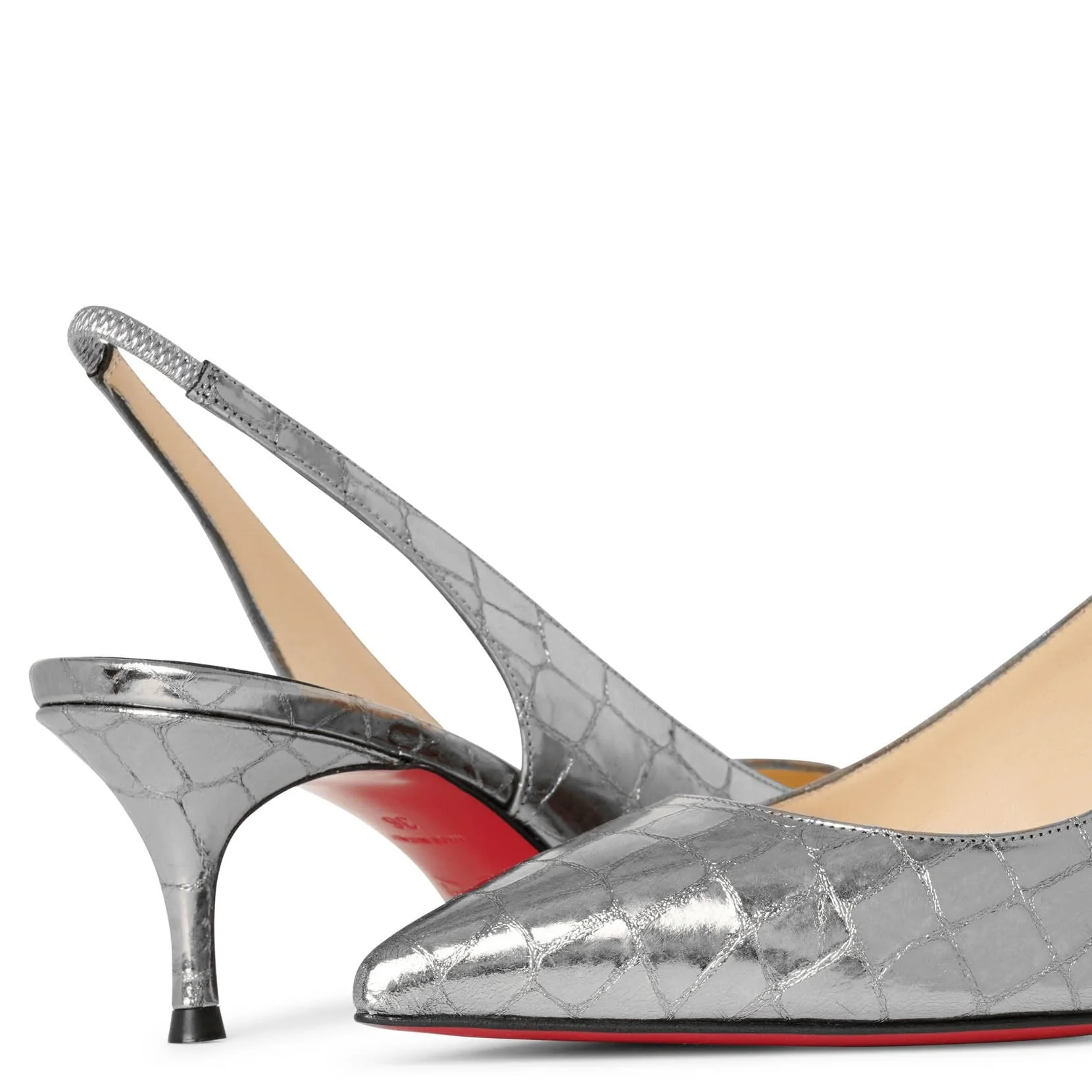 Kate Sling 55 metallic pumps - Image 5