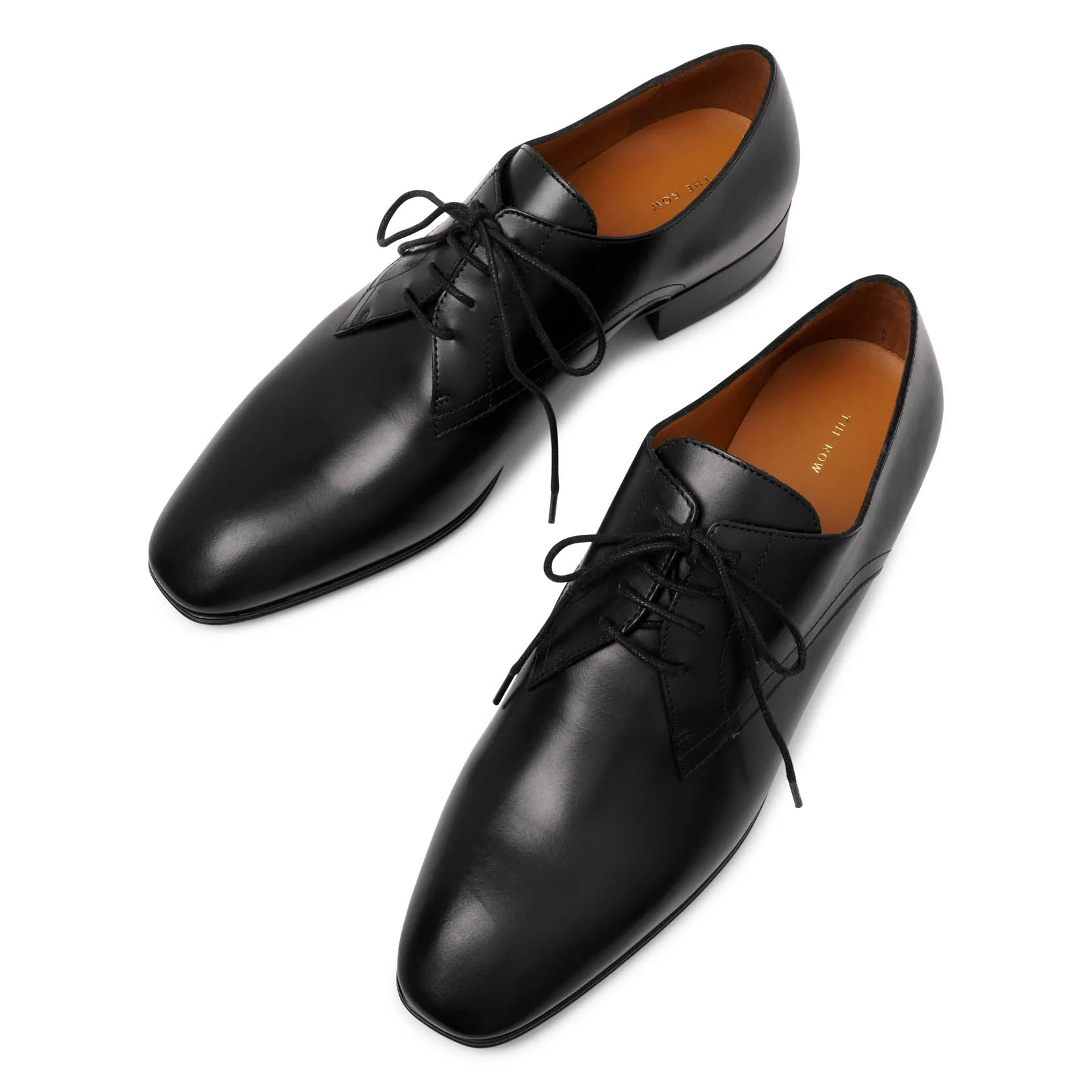 Kay Oxford black lace-up flats - Image 5