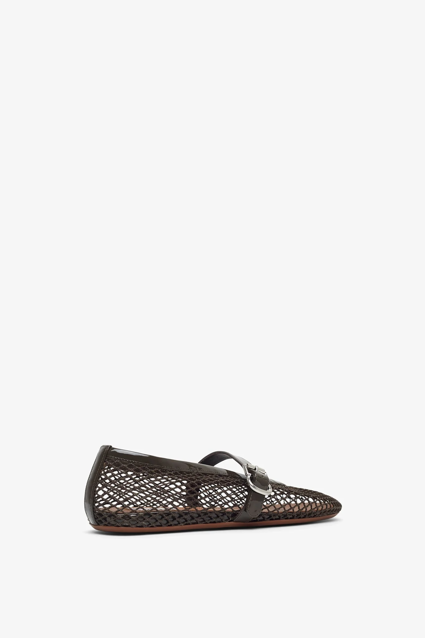 Khaki mesh ballet flats - Image 2