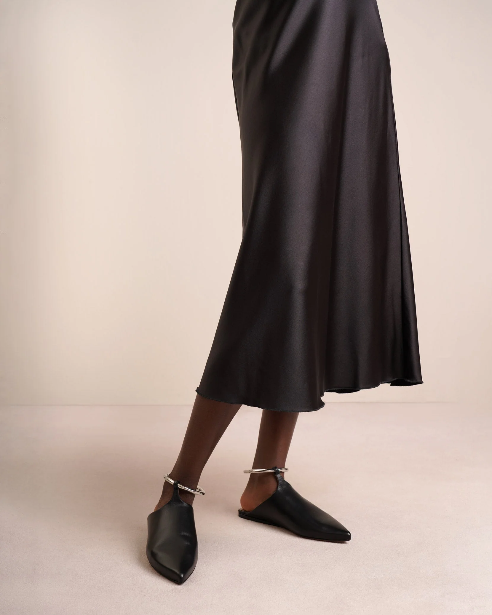 La Babouche leather mule flats - Image 2