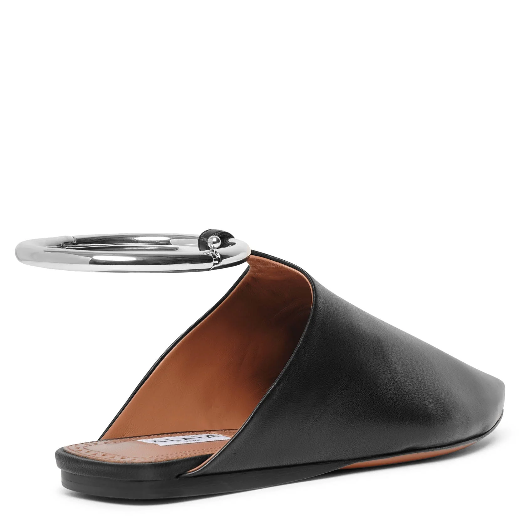 La Babouche leather mule flats - Image 4