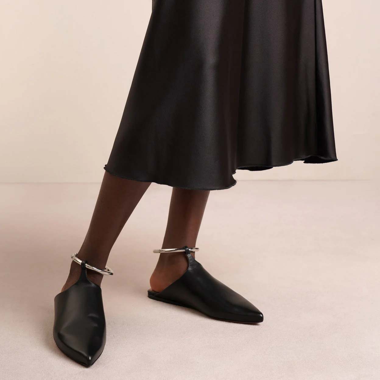 La Babouche leather mule flats - Image 7