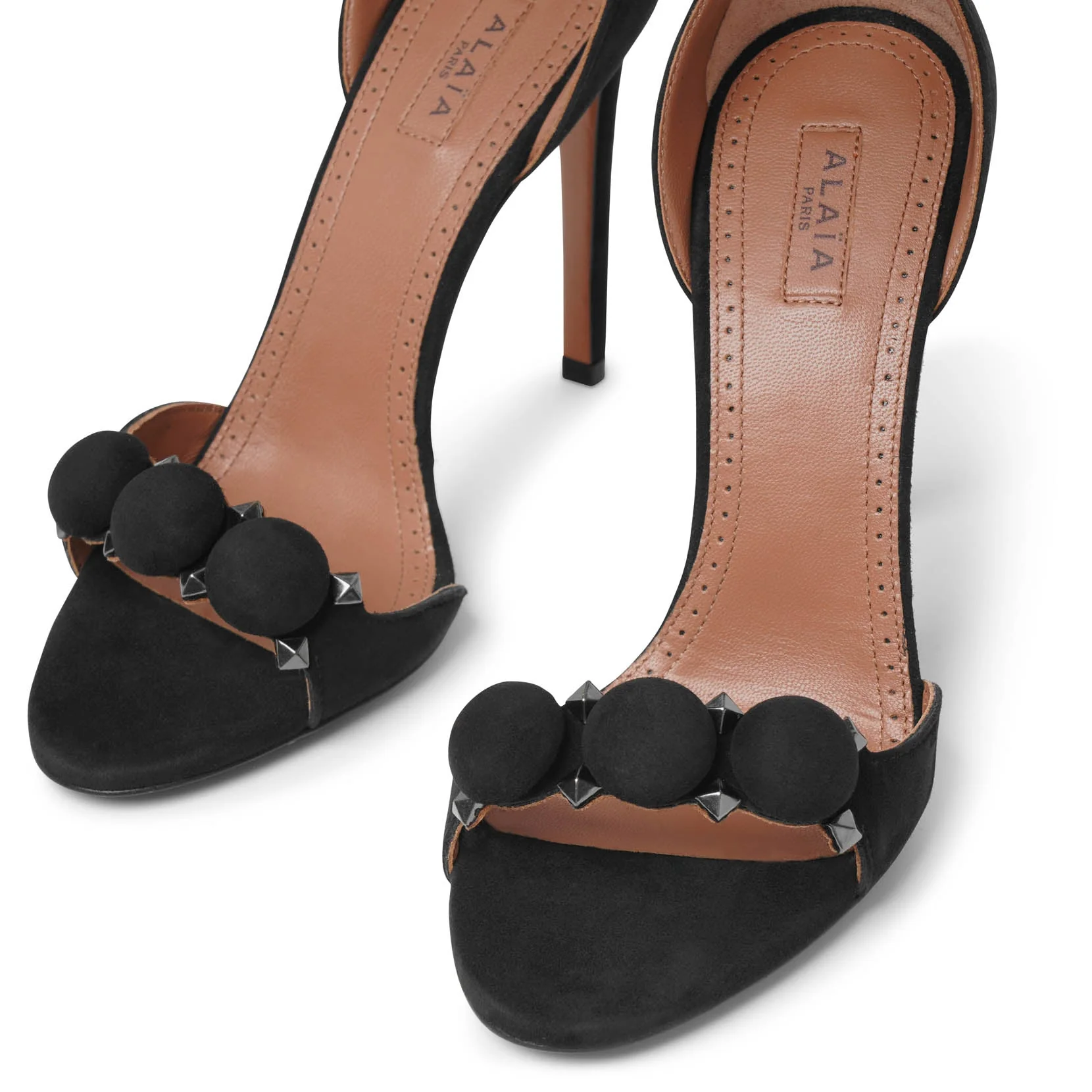 La Bombe 110 black suede sandals - Image 5