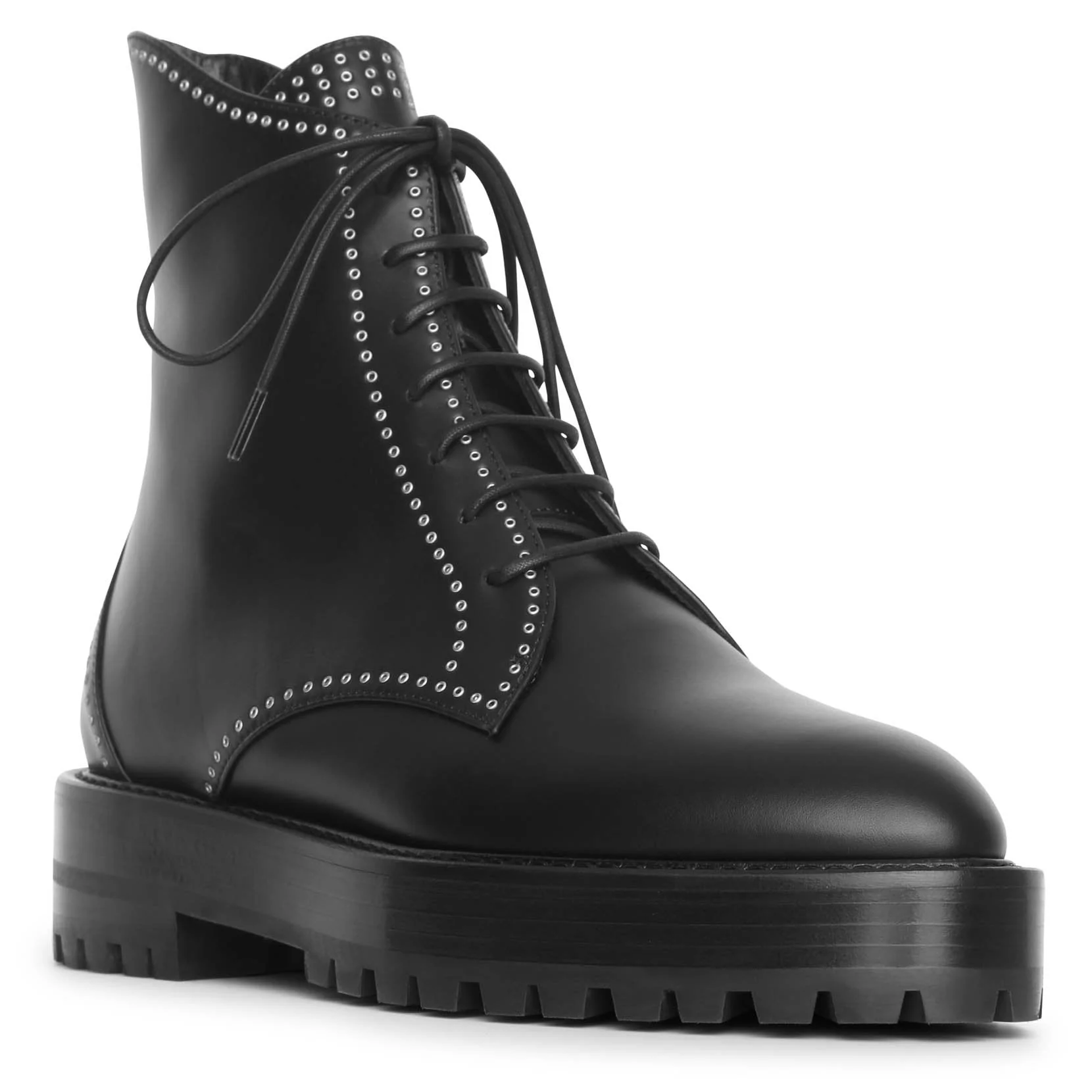Lace-up leather ankle boots - Image 2