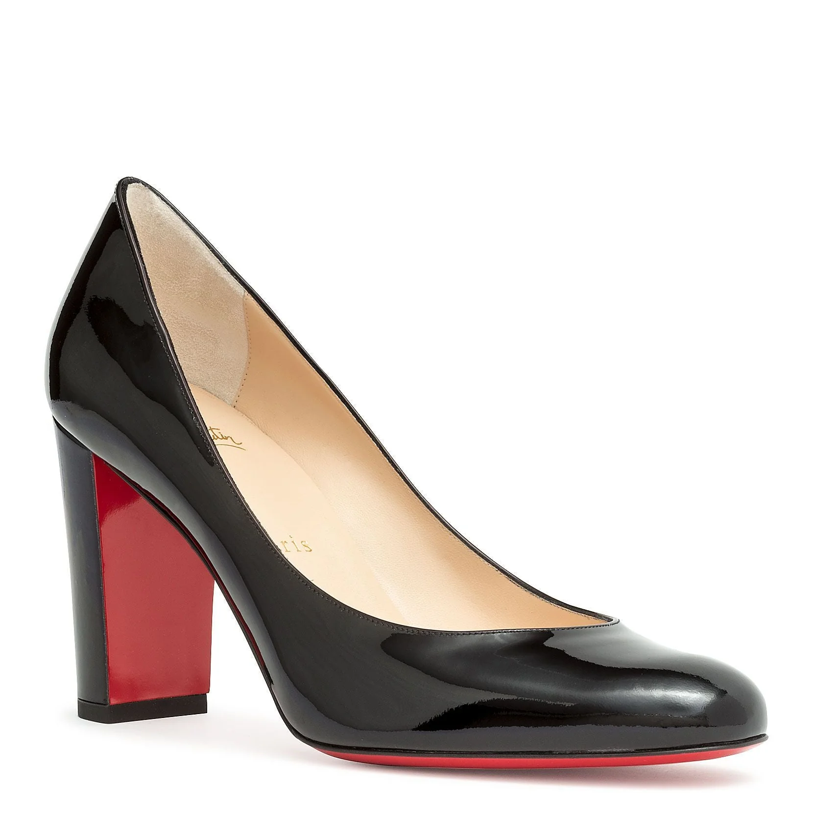 Lady Gena 85 black patent leather pumps - Image 2