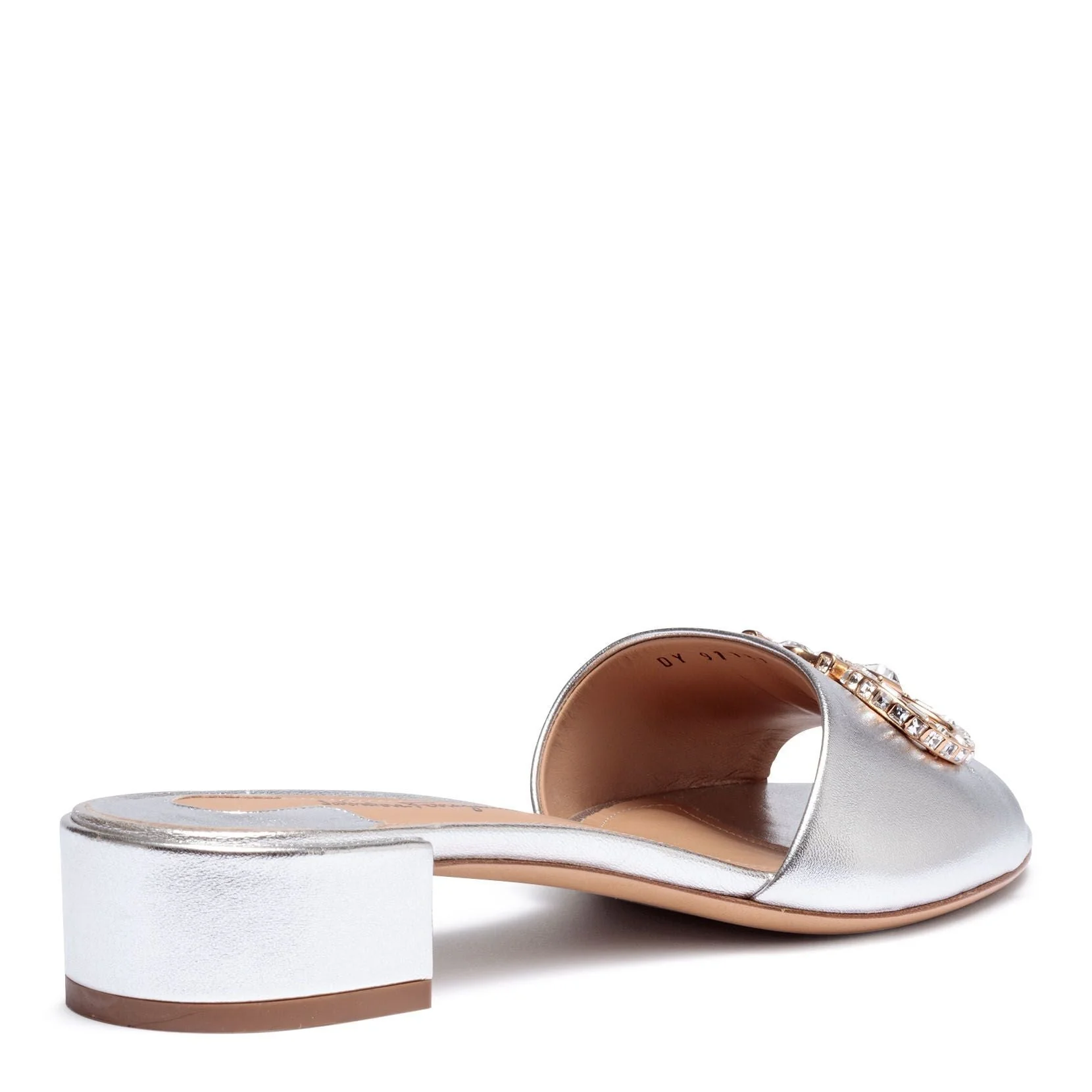 Lampio 30 silver leather sandals - Image 3