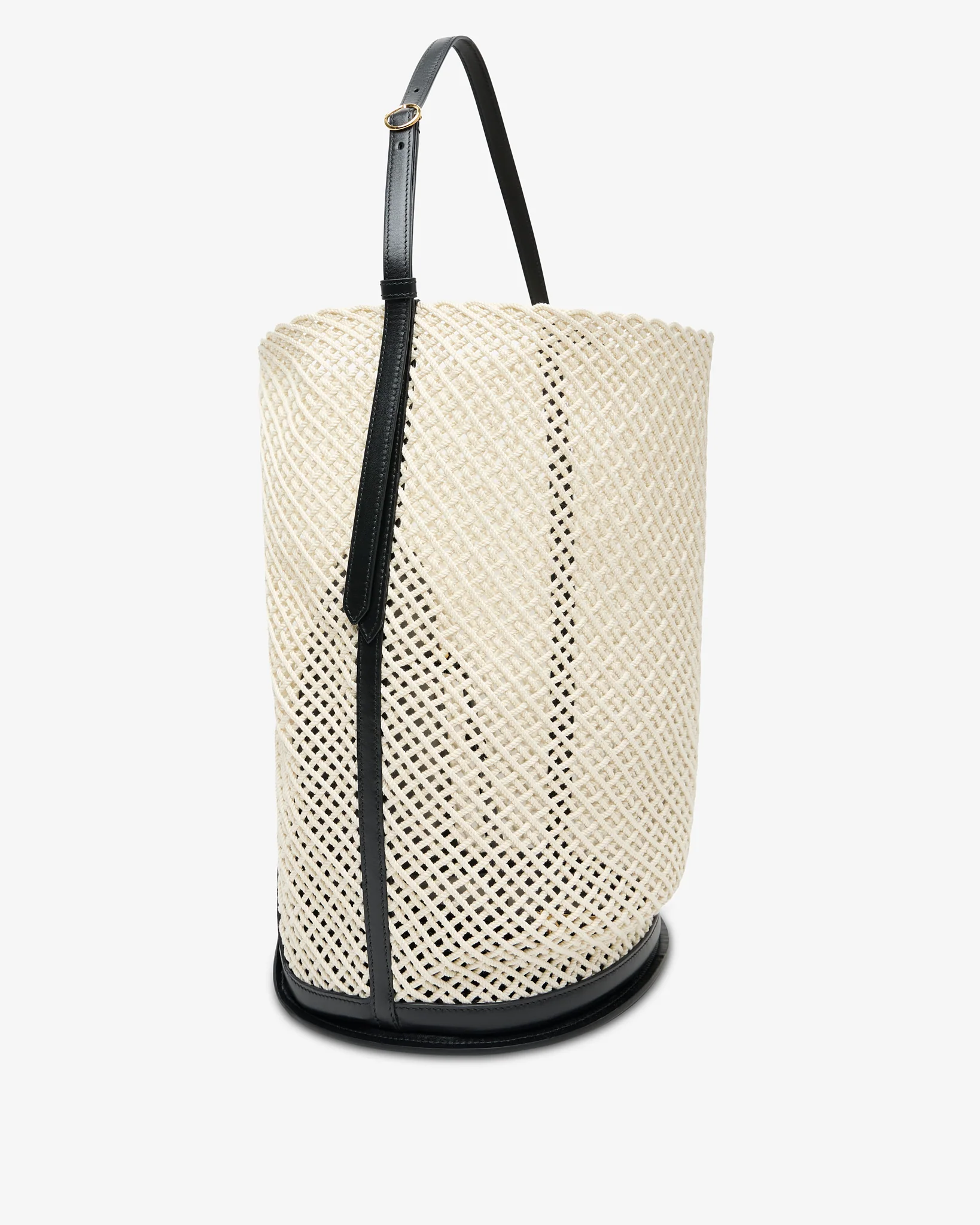 Large beige bucket bag - Image 2