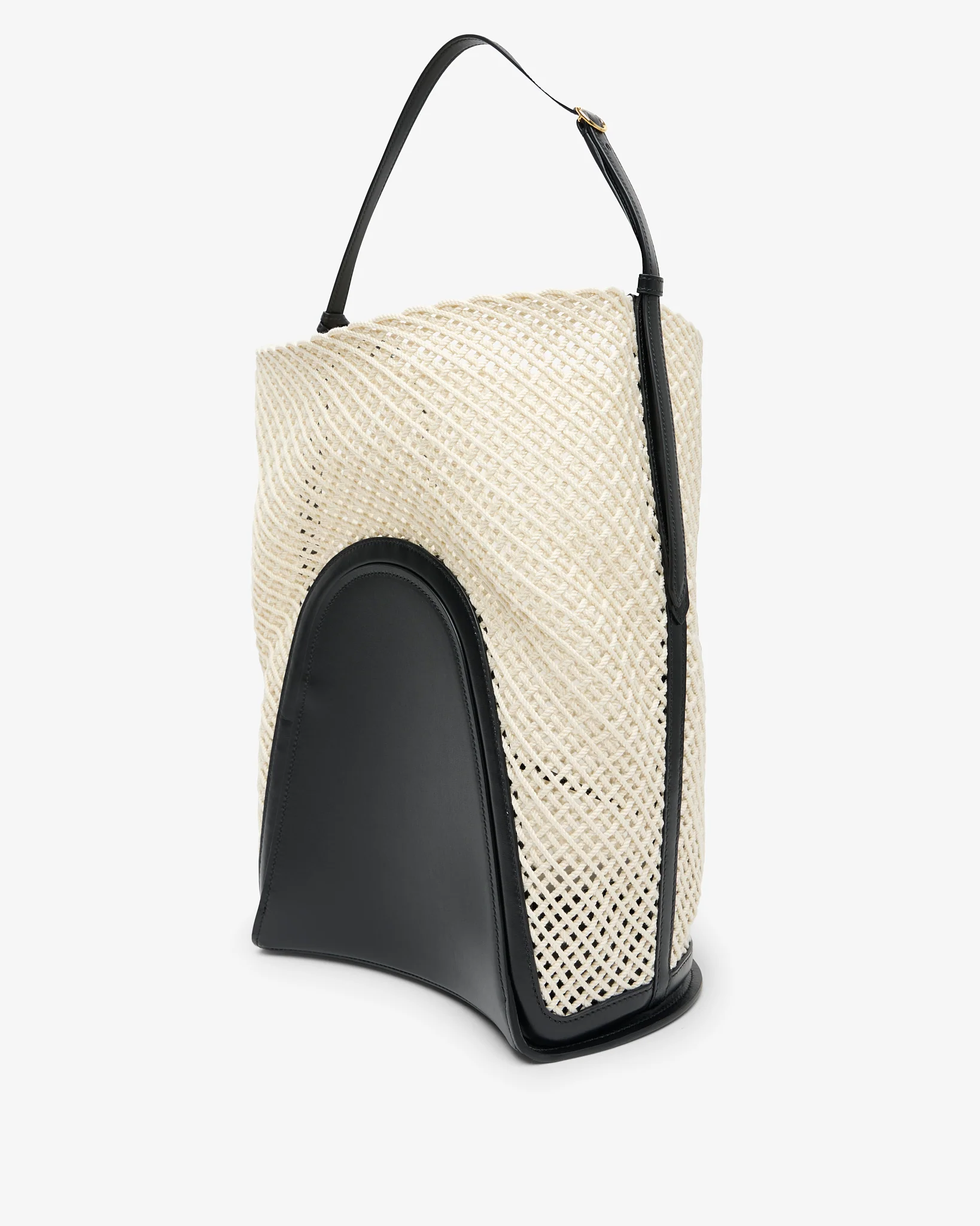 Large beige bucket bag - Image 3