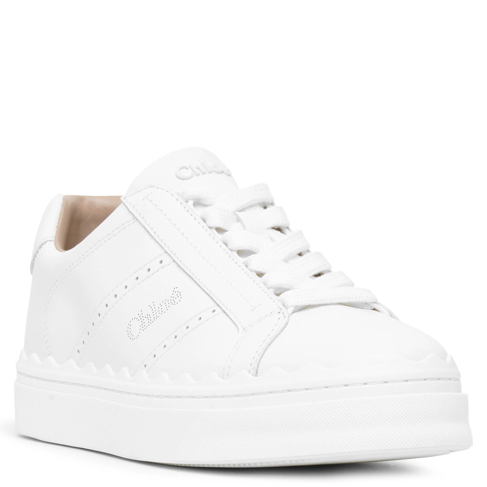 Lauren white leather sneakers - Image 3