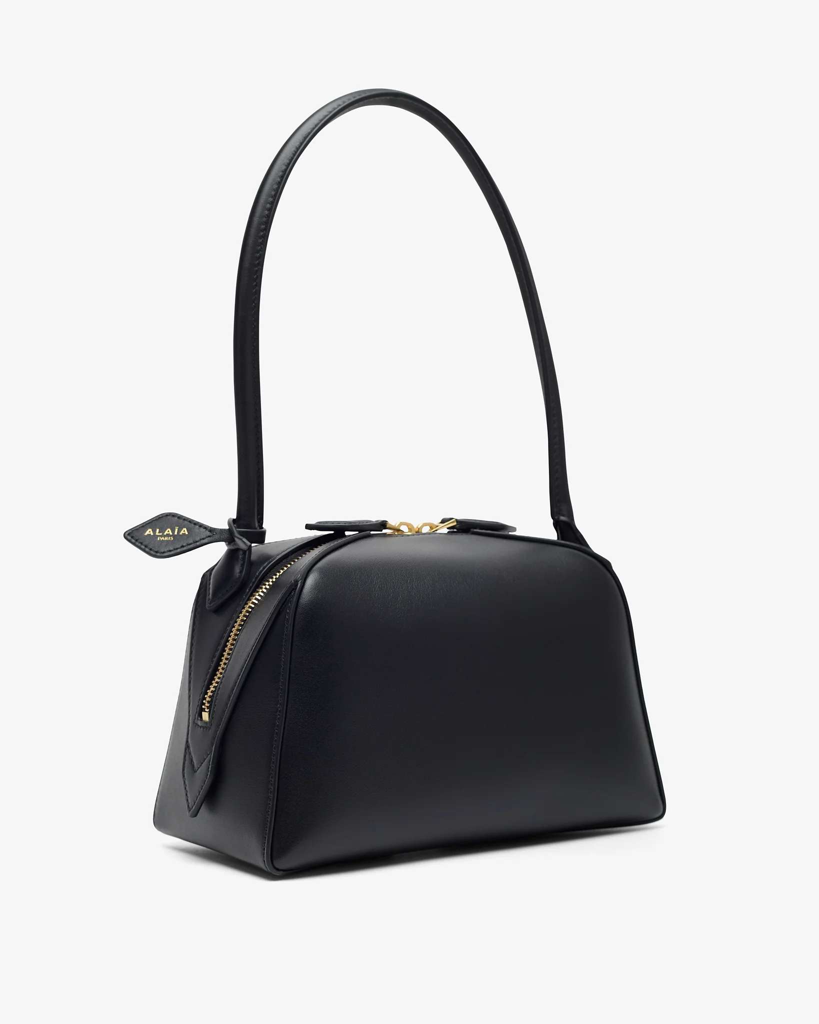 Le Bouledogue Small black leather bag - Image 2