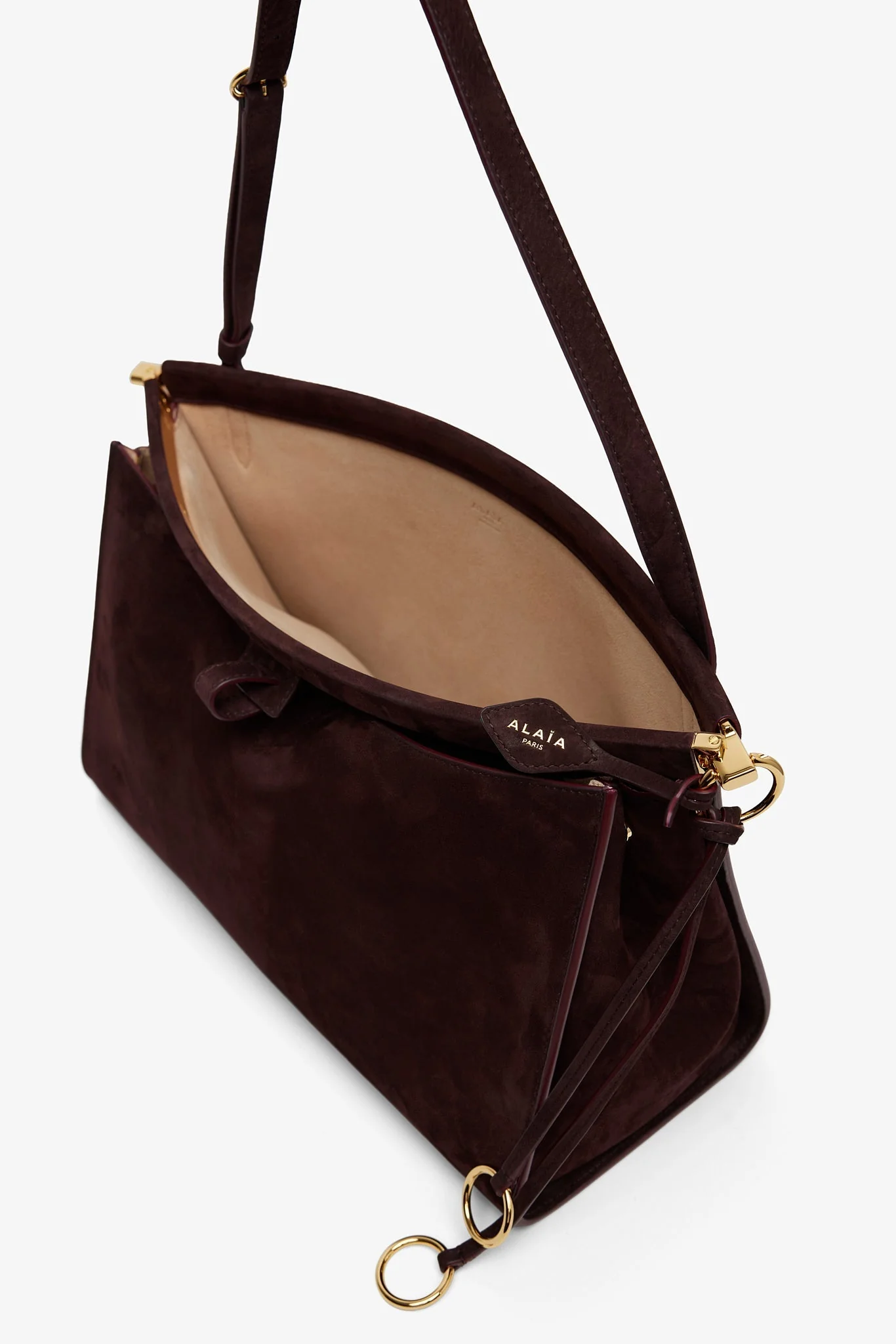 Le Click burgundy shoulder bag - Image 4