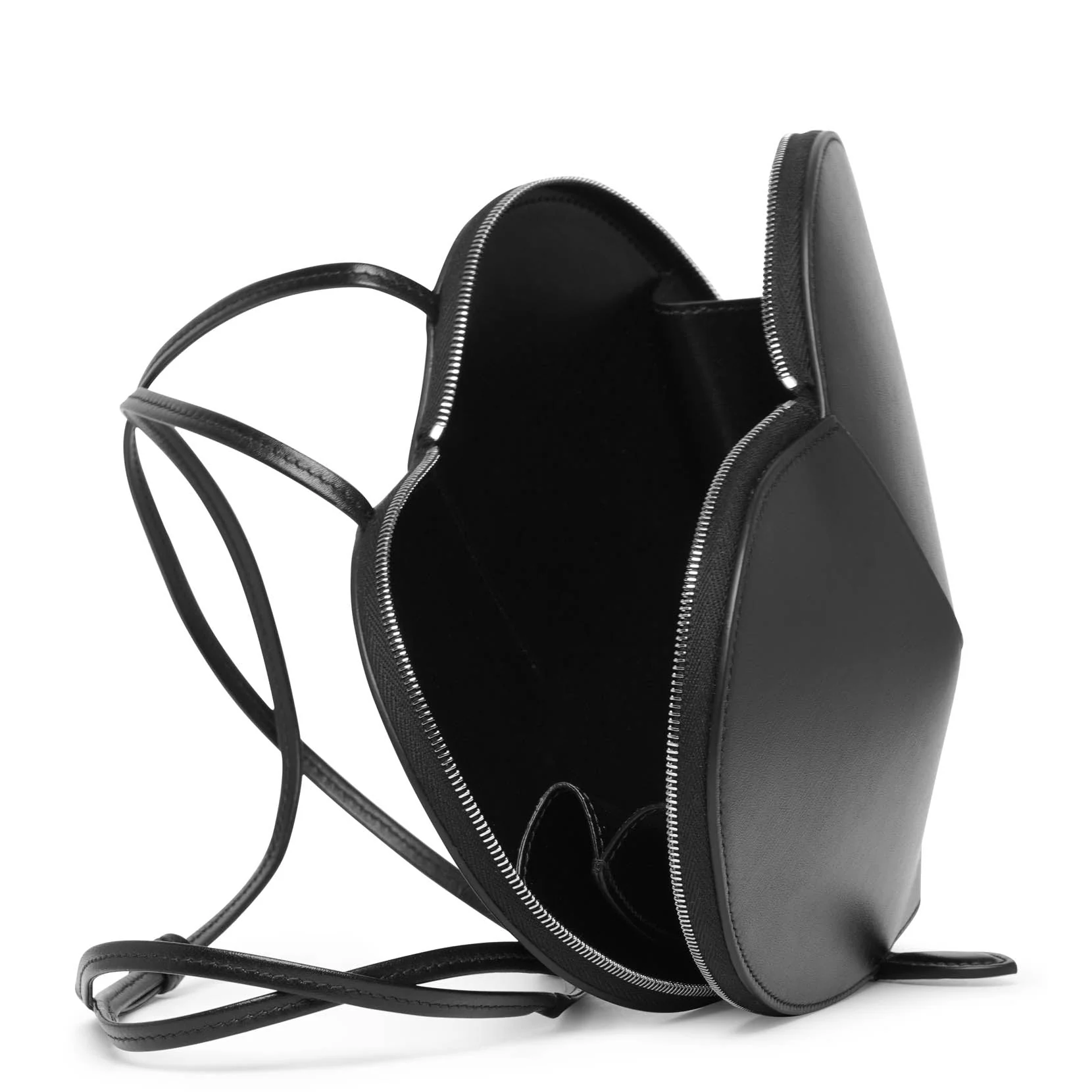 Le Coeur black leather crossbody bag - Image 6