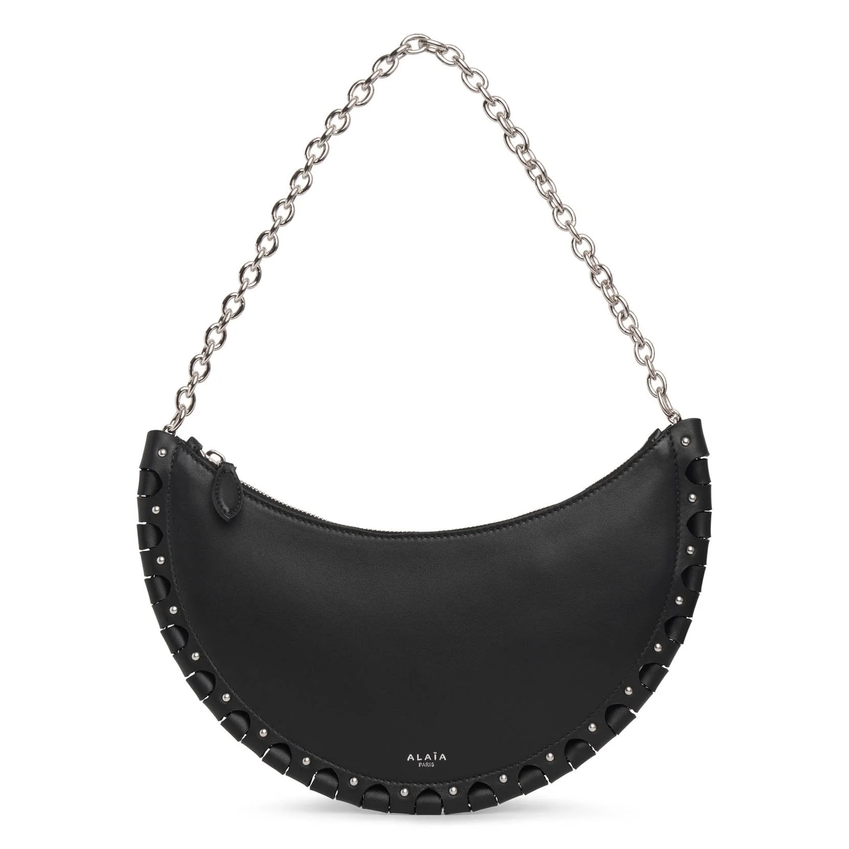 Le Demi-Lune small leather bag