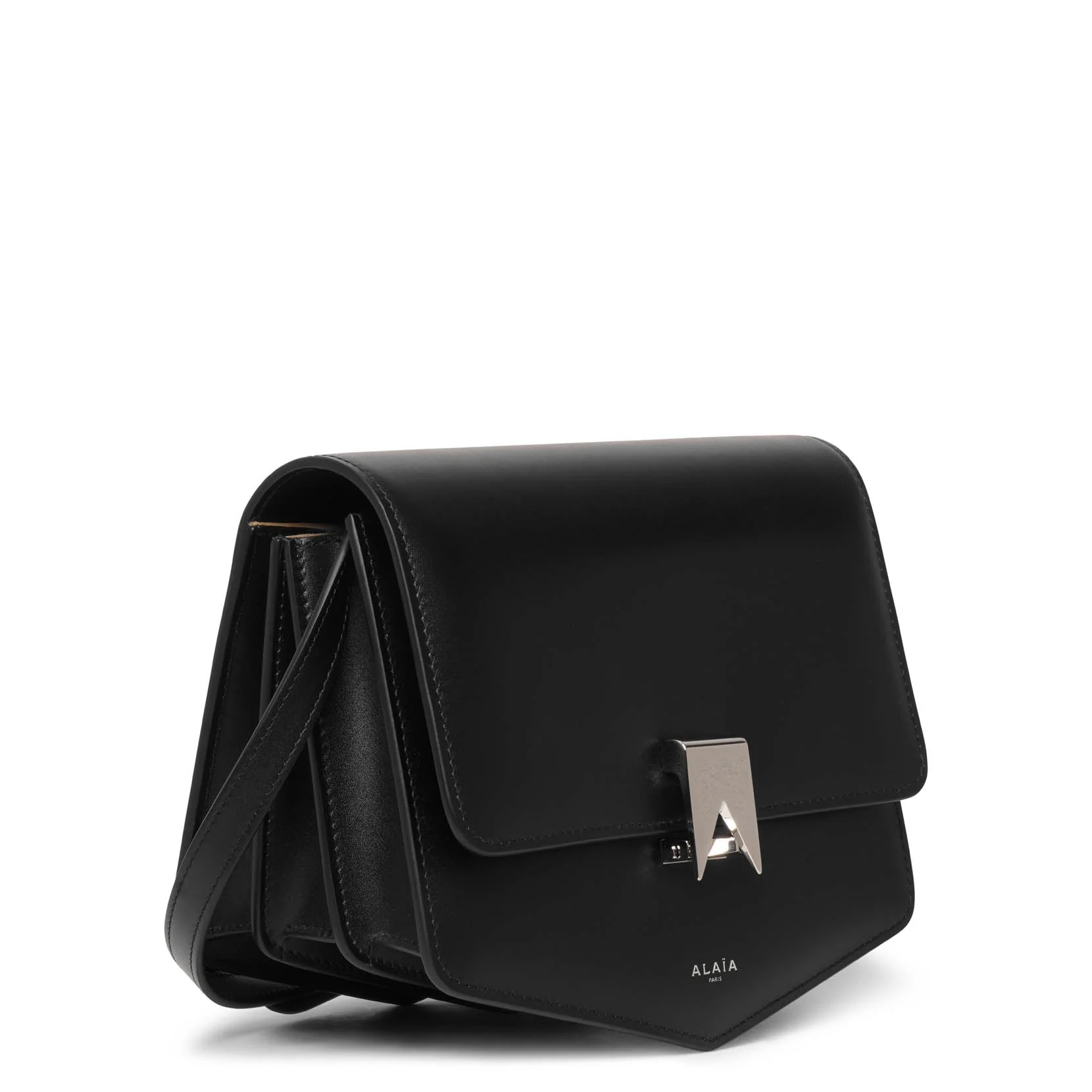 Le Papa medium black leather bag - Image 4